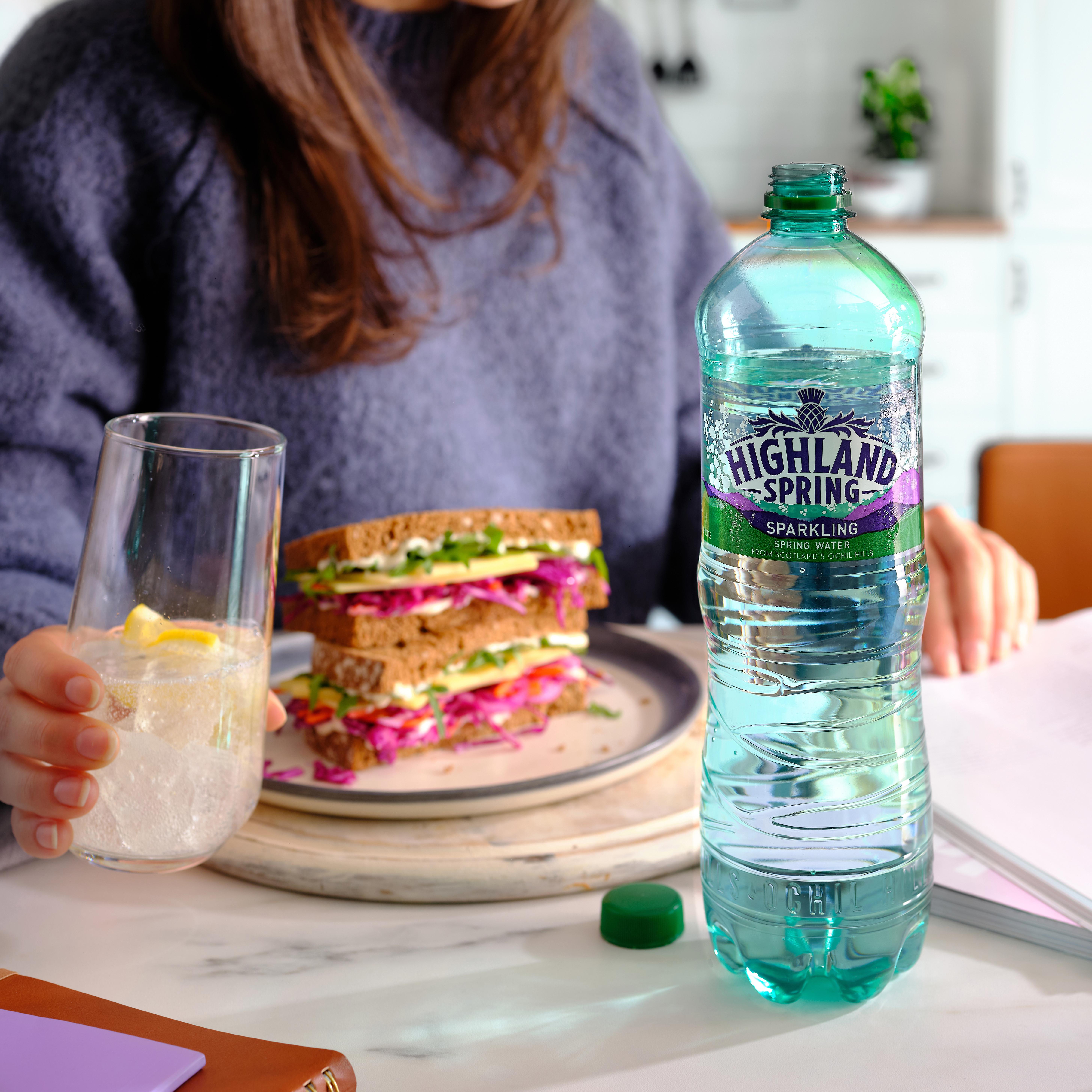 Highland Spring Sparkling Spring Water 6x1L thumbnail 3
