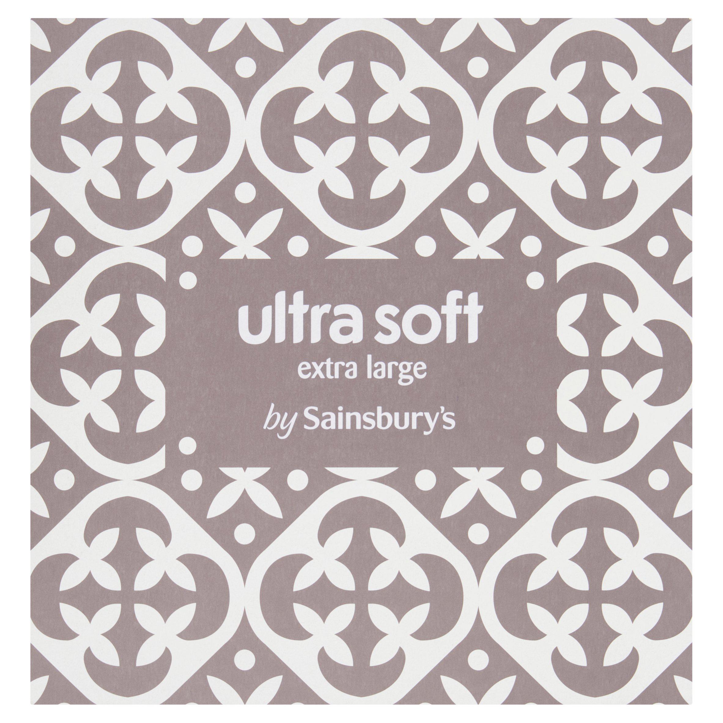 Sainsbury's Ultra Soft Mansize Tissues Compact 1x54 Sheets