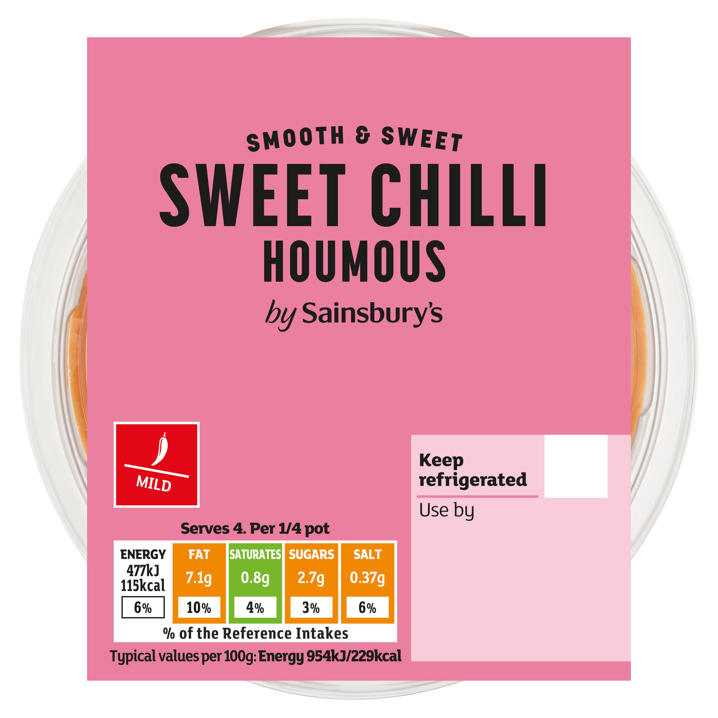 Sainsbury's Sweet Chilli Houmous 200g