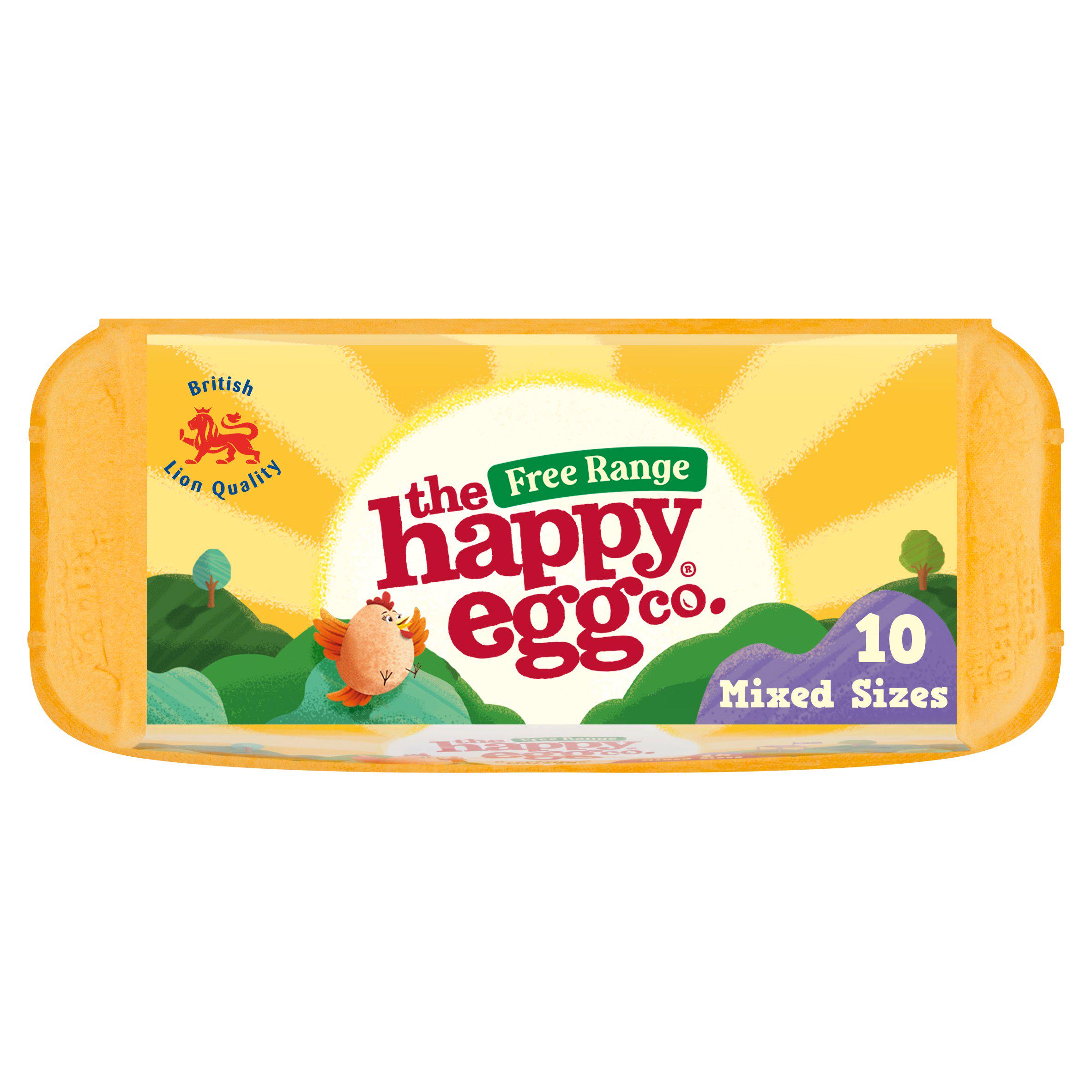 The Happy Egg Co. Free Range Mixed Sizes x10 497g