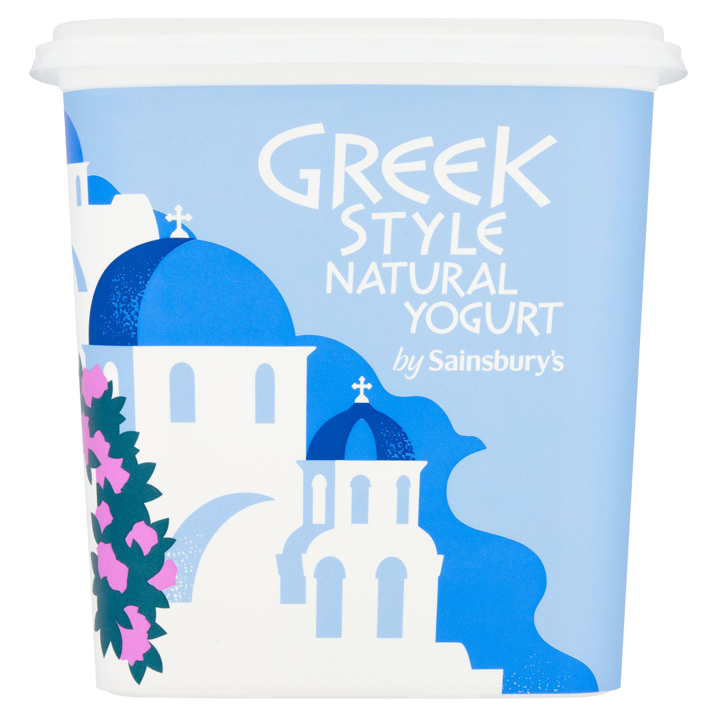 Sainsbury's Greek Style Natural Yogurt 1kg