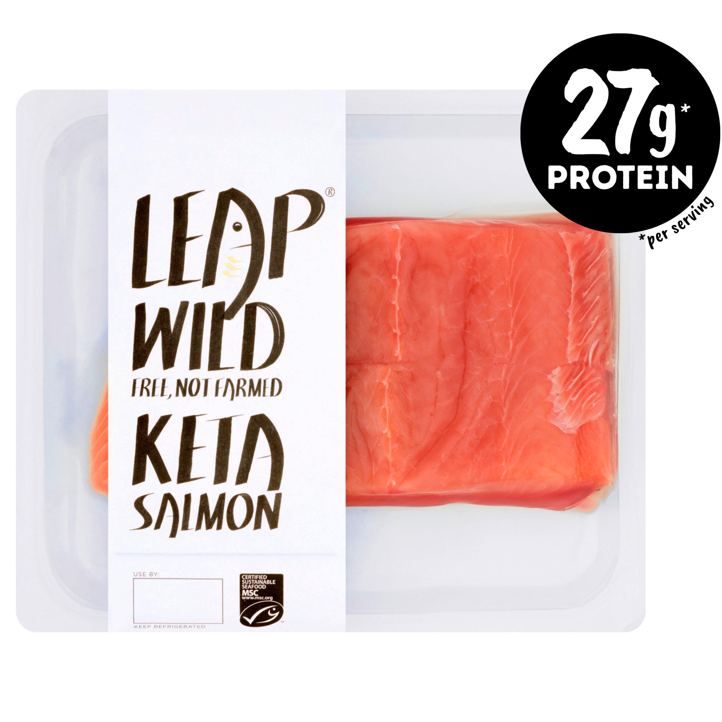 Leap Wild 220g Keta Salmon Fillets