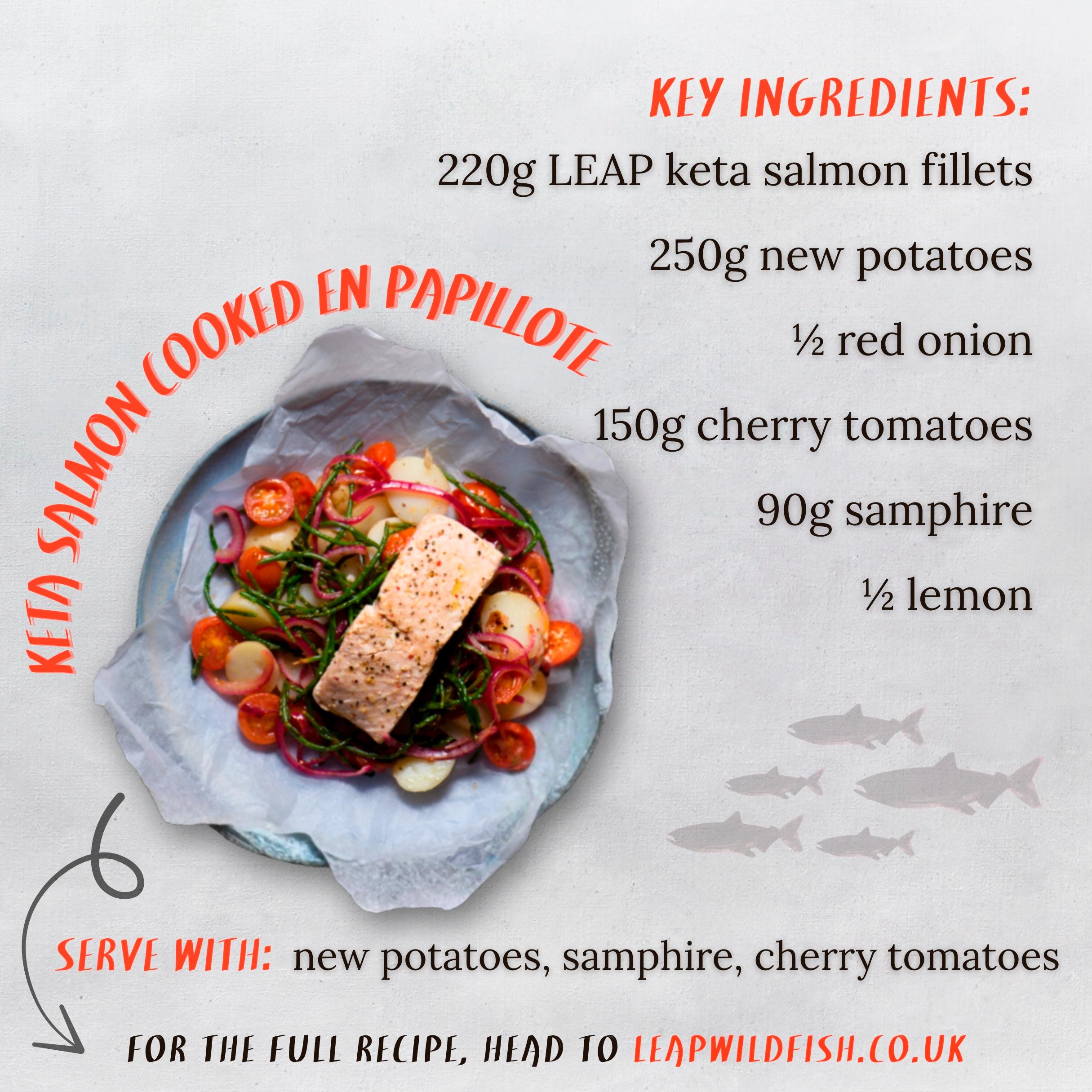 Leap Wild 220g Keta Salmon Fillets thumbnail 5