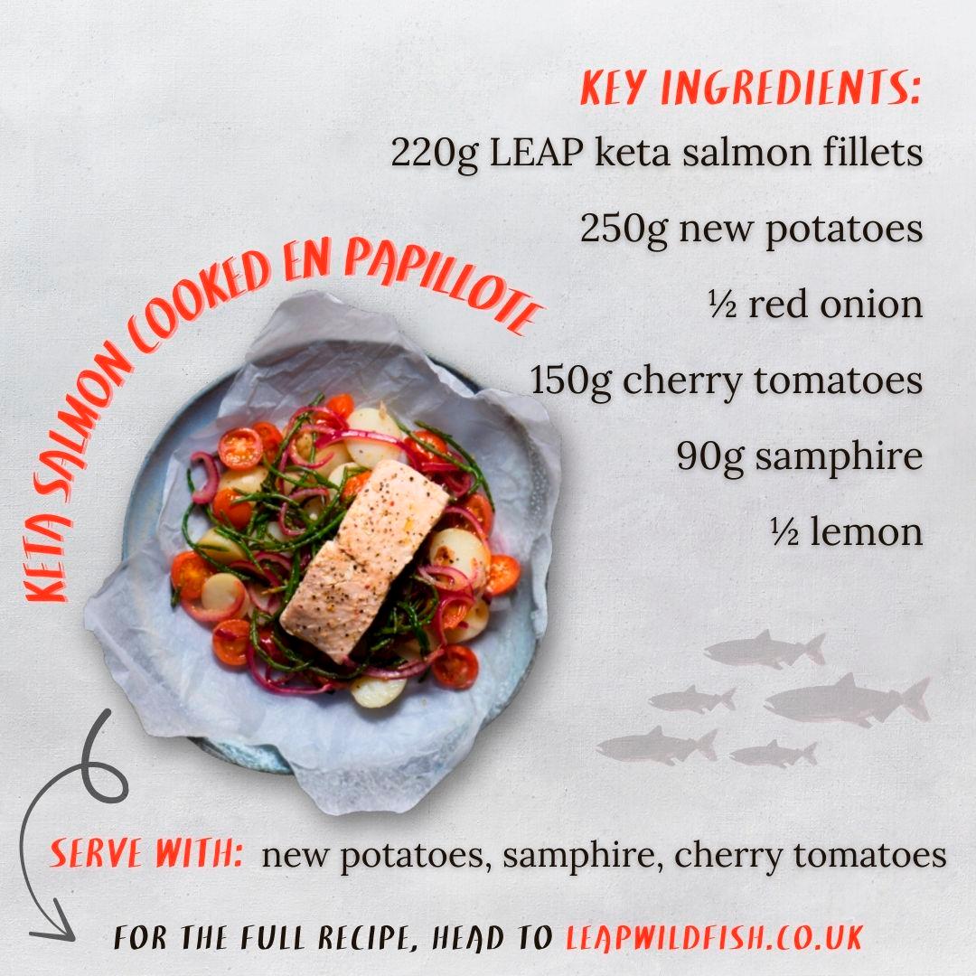 Leap Wild 220g Keta Salmon Fillets thumbnail 6