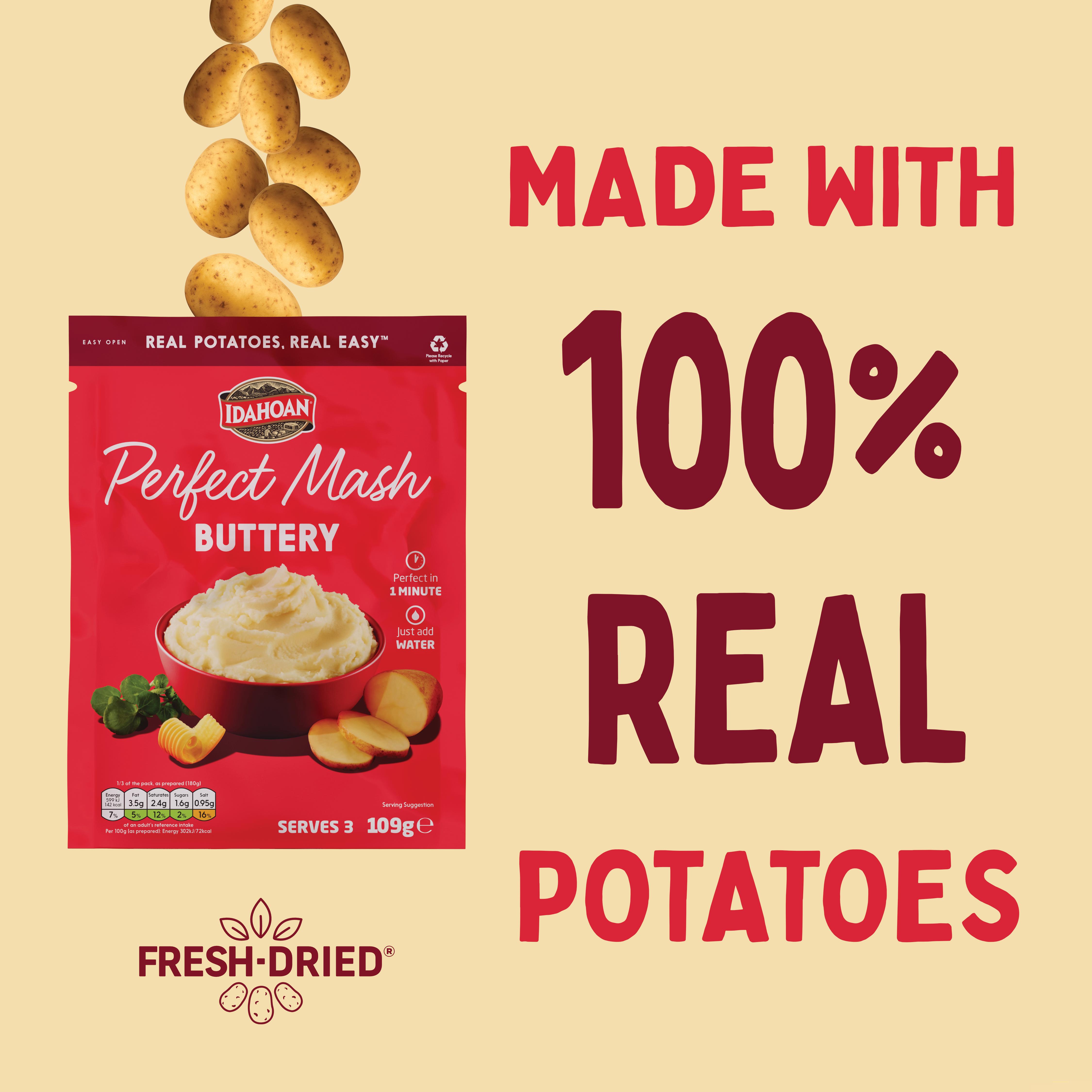 Idahoan Perfect Mash Buttery 109g thumbnail 3