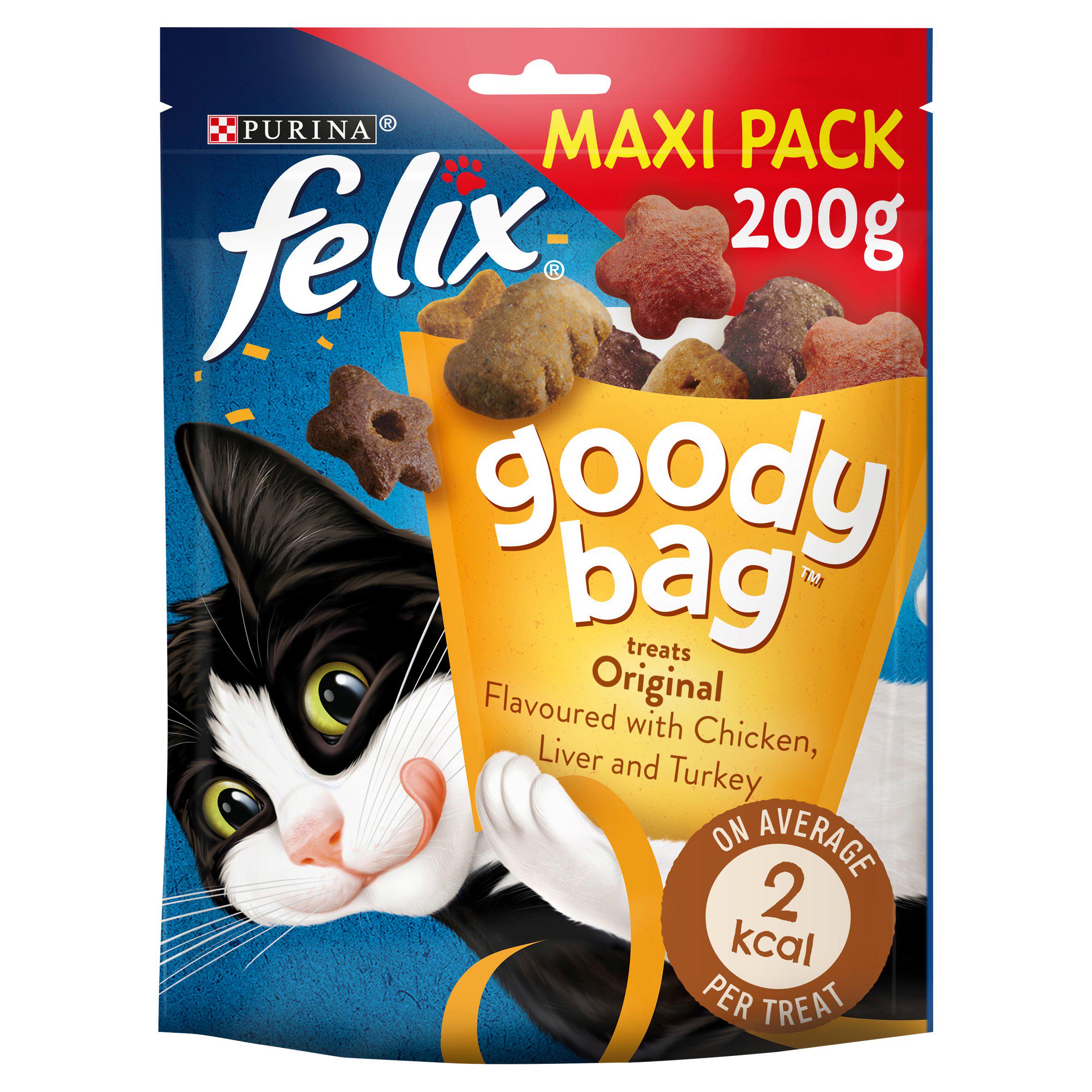 Felix Goody Bag Original Chicken Liver and Turkey Cat Treats