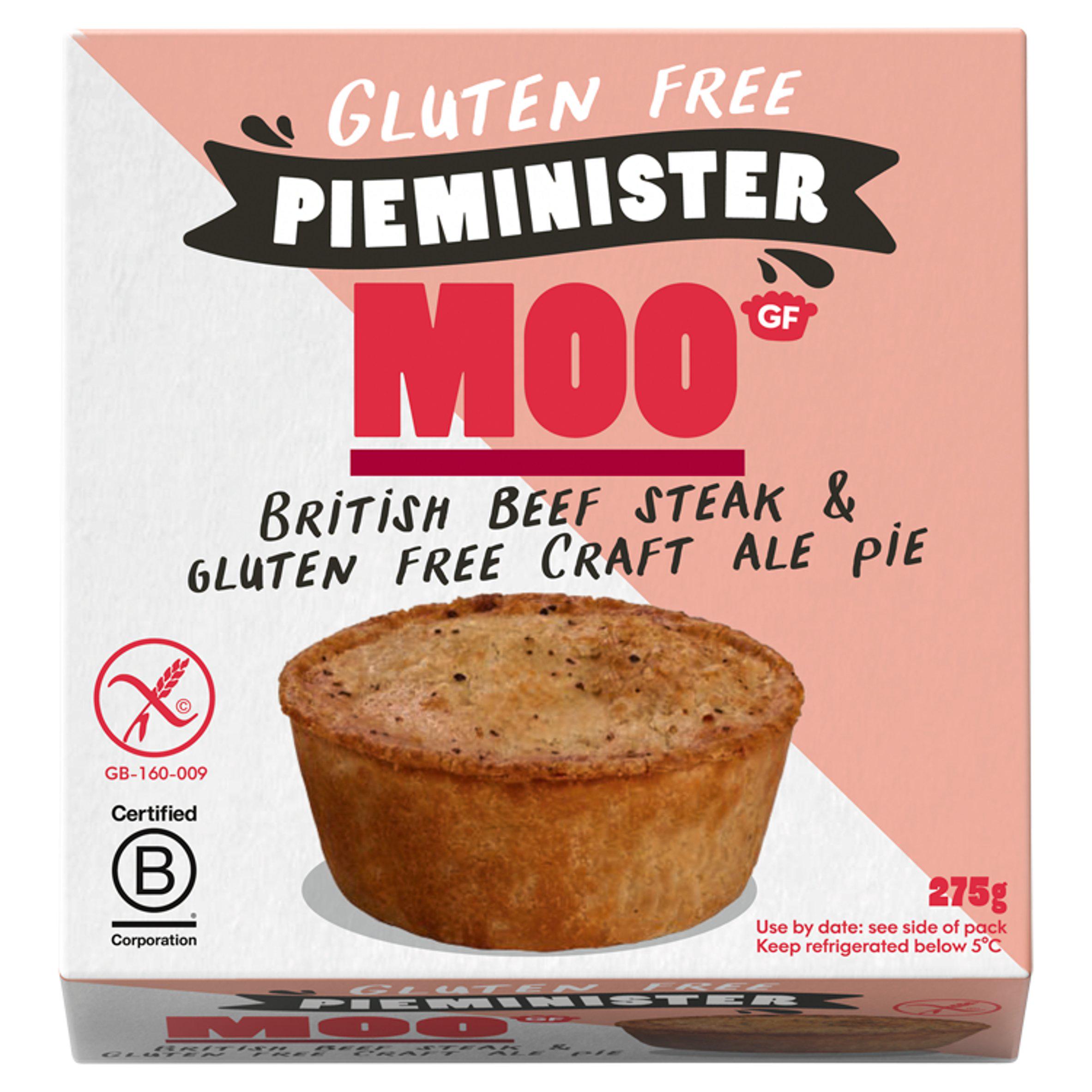 Pieminister Moo Beef Steak & Gluten Free Ale Pie