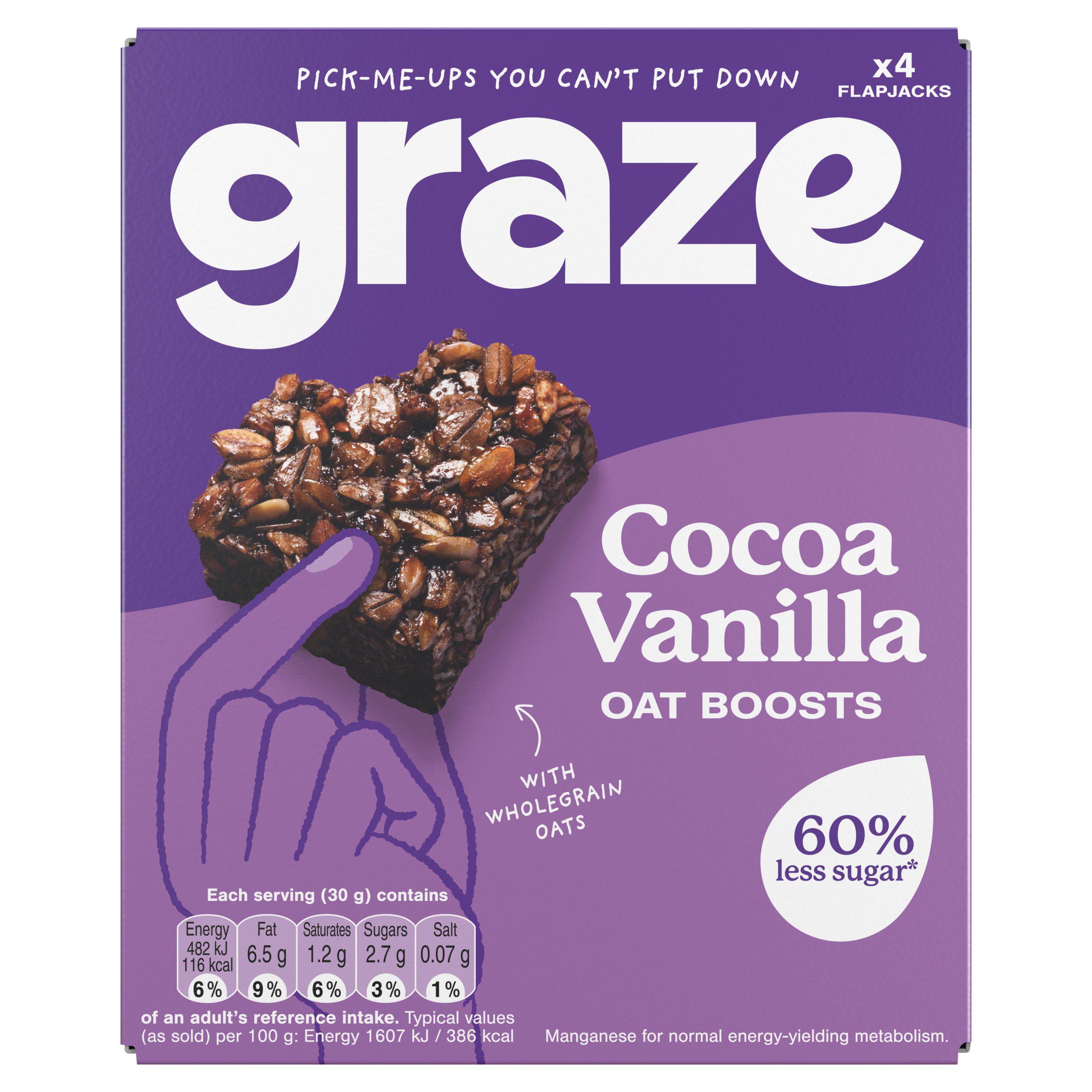 Graze Protein Cocoa Vanilla Snack Bars
