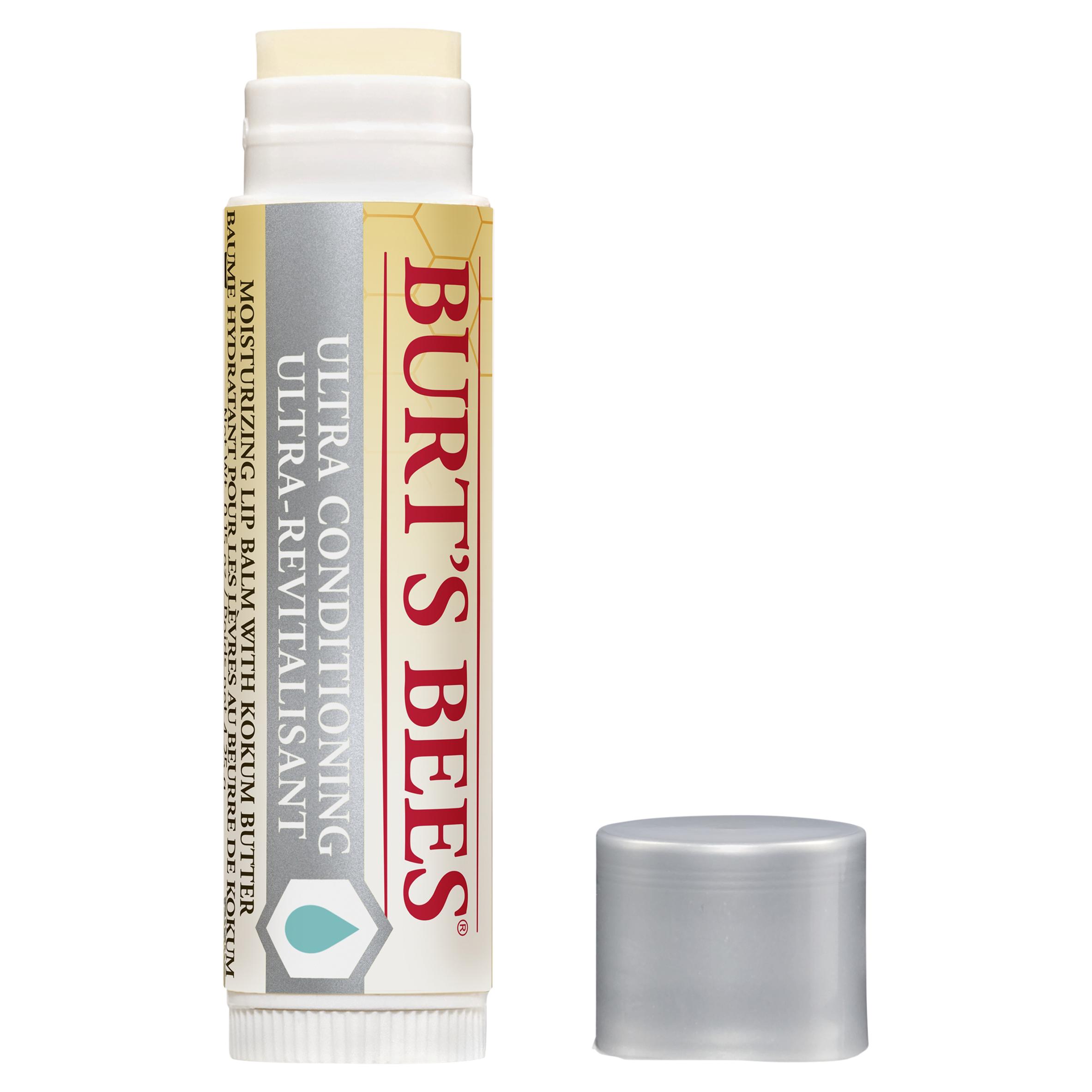 Burt's Bees 100% Natural Moisturising Ultra Conditioning Lip Balm with Kokum Butter Tube 4.25g thumbnail 2