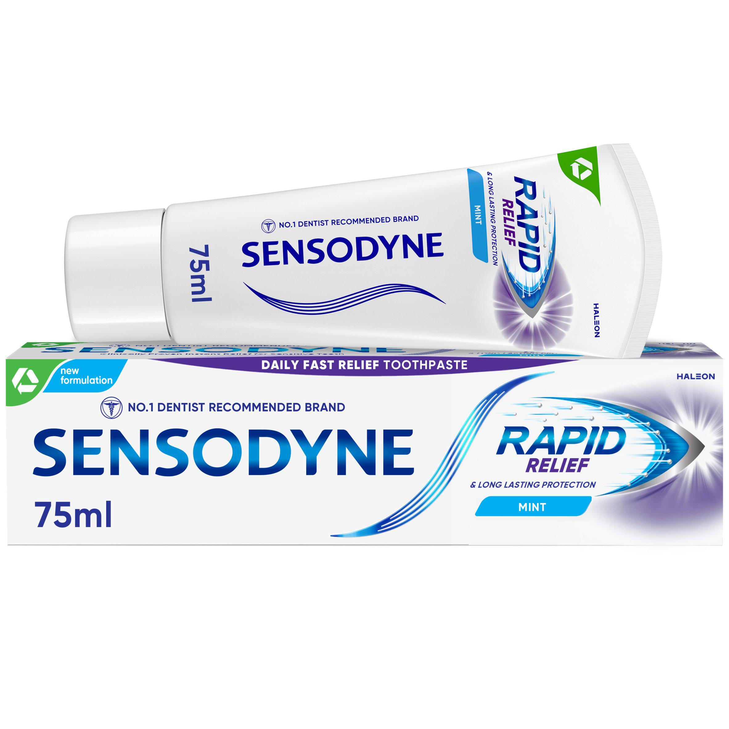 Sensodyne Sensitive Rapid Relief Mint Toothpaste
