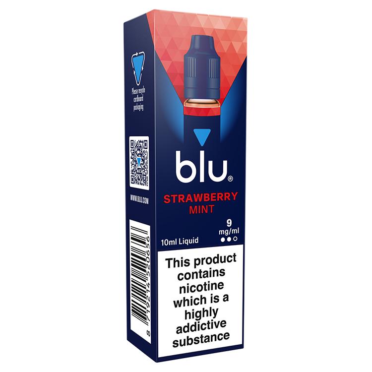 blu Vape Liquid Refill Strawberry Mint 9mg thumbnail 2