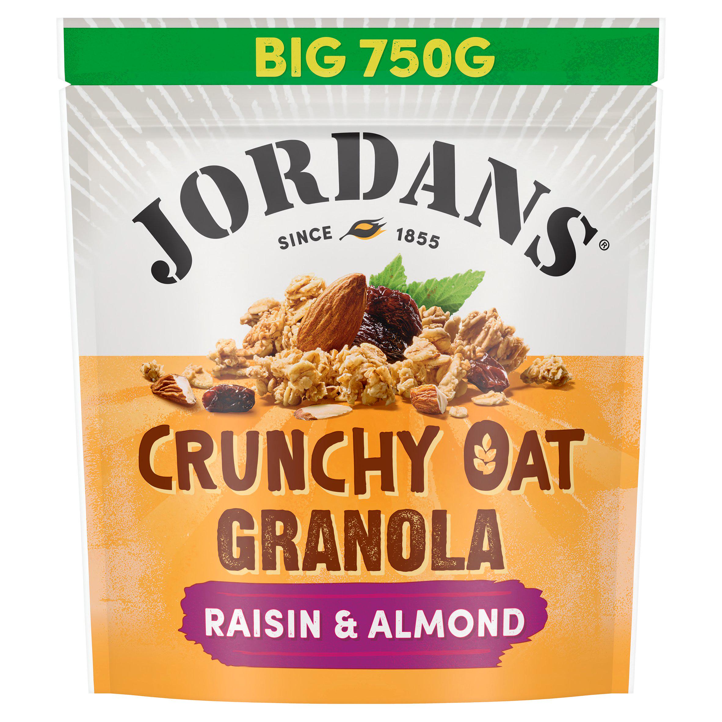 Jordans Crunchy Oat Raisin & Almond Granola Breakfast Cereal 750g