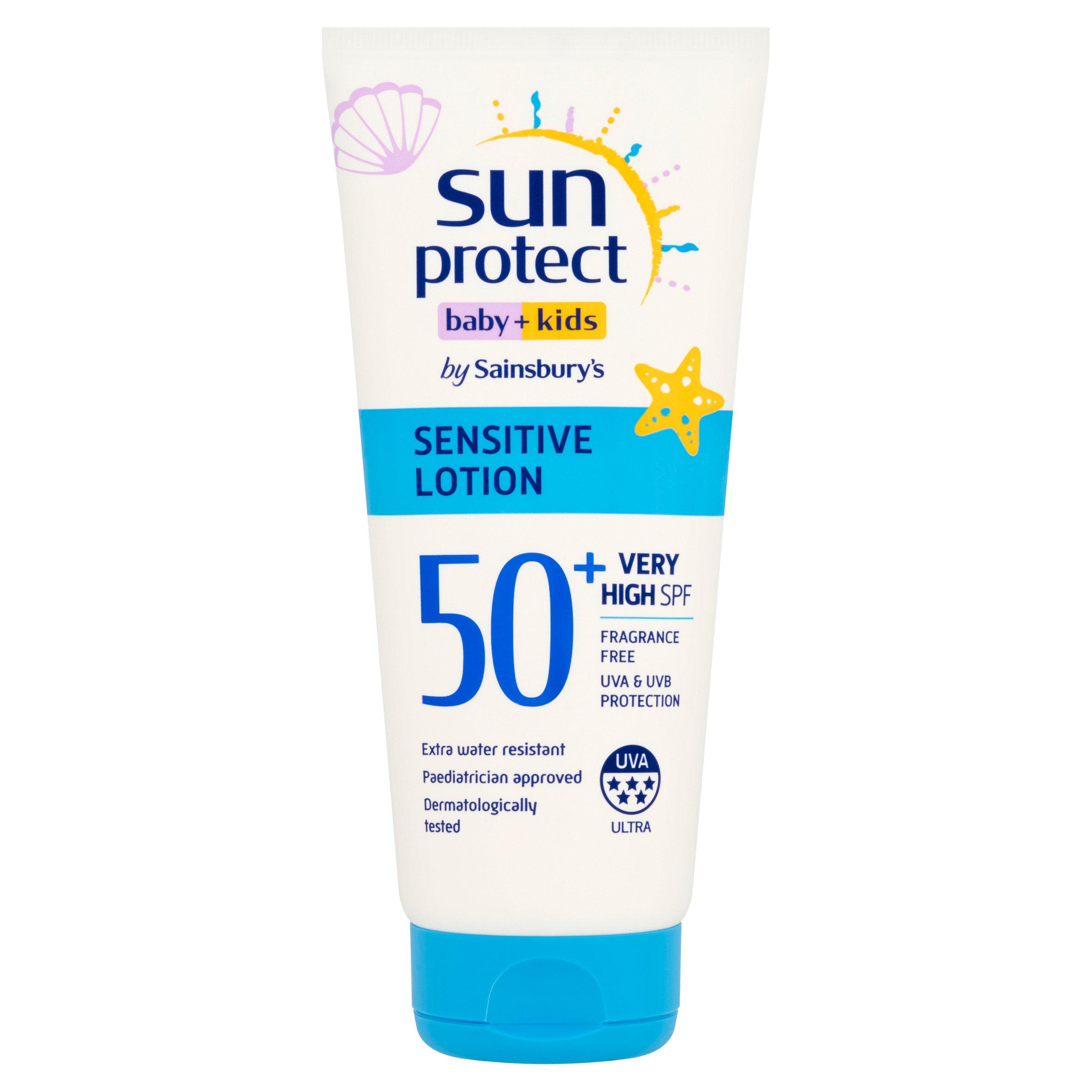 Sainsbury's Sun Protect Baby Sensitive Lotion SPF50+ 200ml