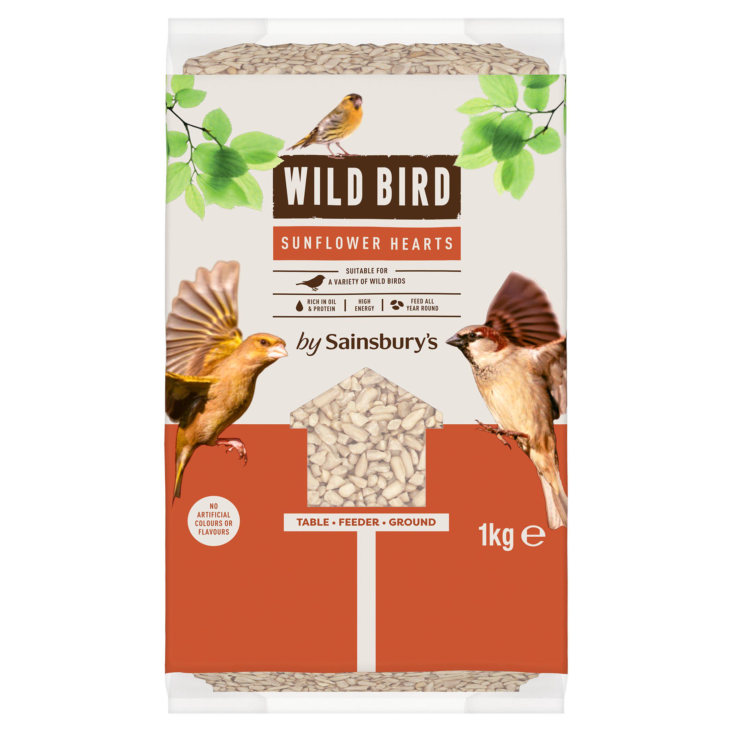 Sainsbury's Wild Bird Sunflower Hearts 1kg