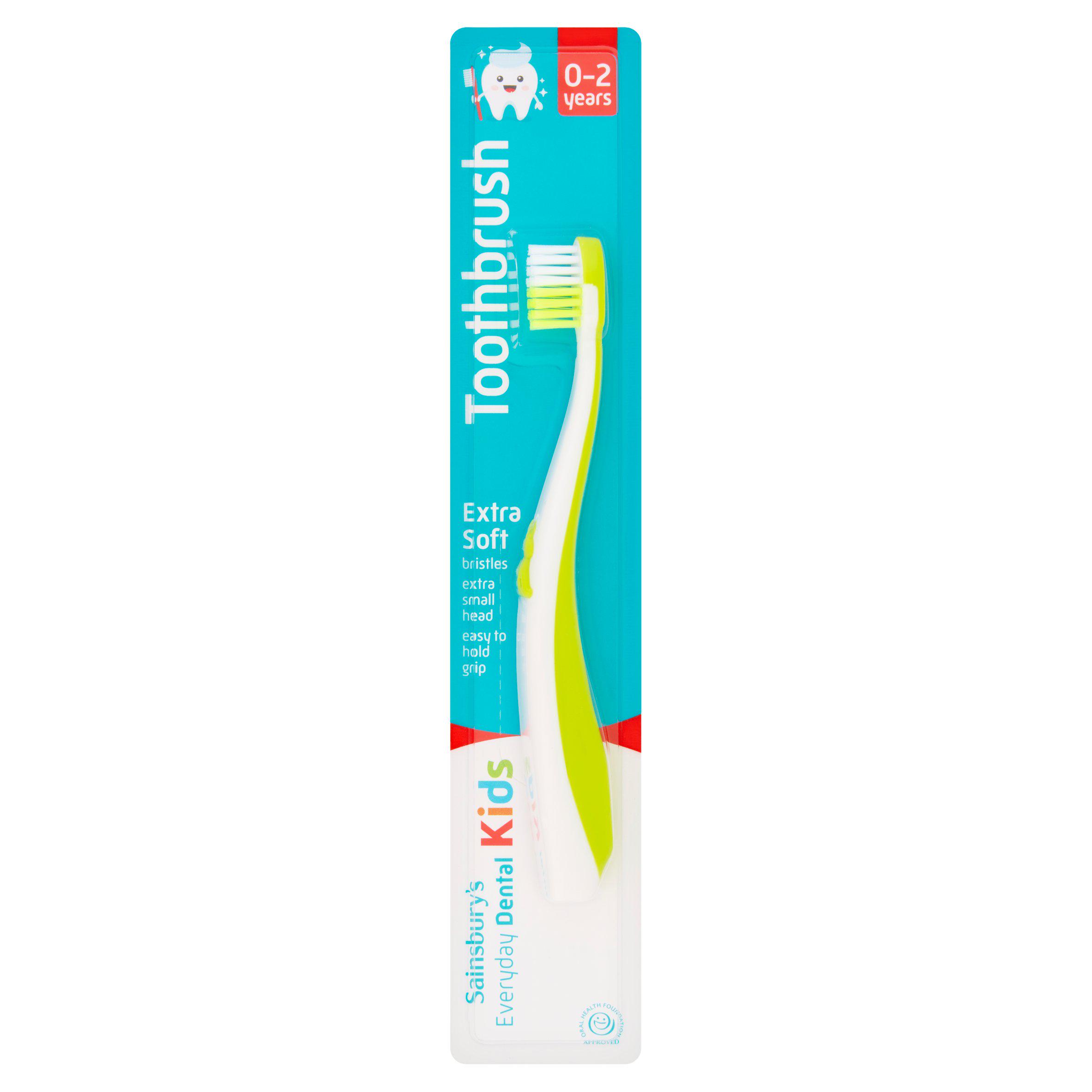 Sainsbury's Baby Extra Soft Toothbrush 0-2 Years
