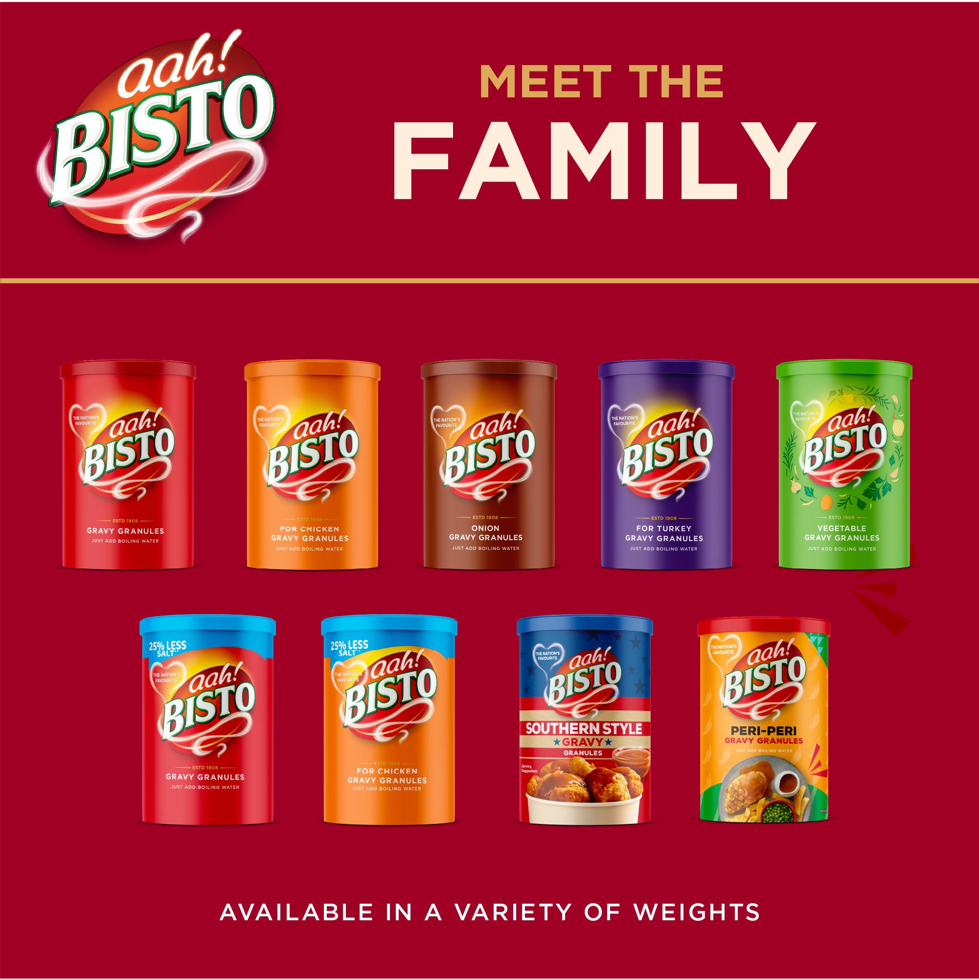 Bisto 190g Reduced Salt Chicken Gravy Granules thumbnail 5