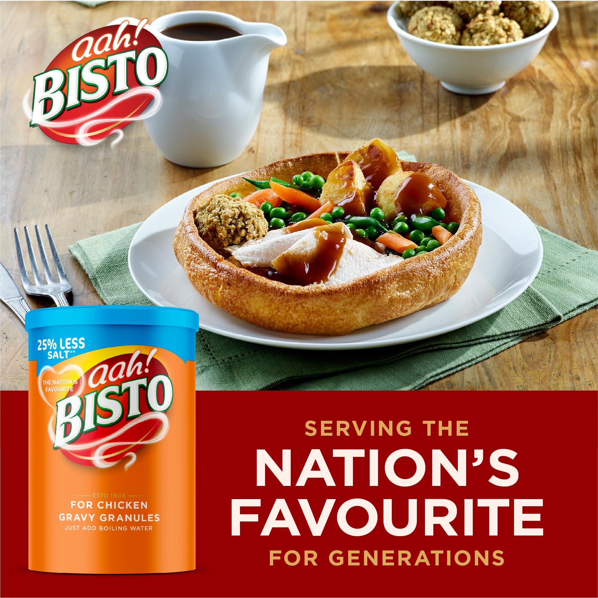 Bisto 190g Reduced Salt Chicken Gravy Granules thumbnail 6