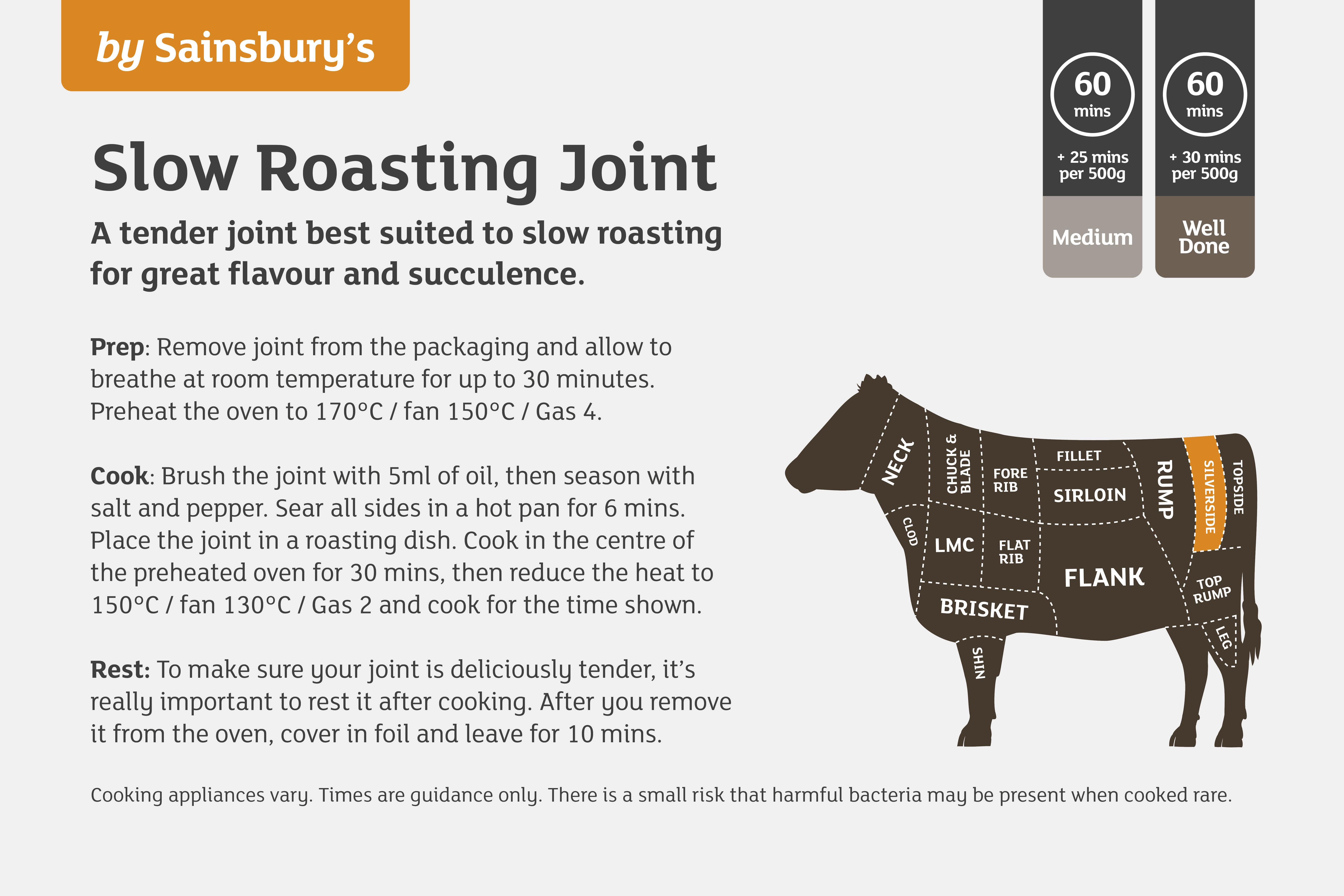 Sainsbury's British or Irish 21 Day Matured Slow Beef Roasting Joint thumbnail 2