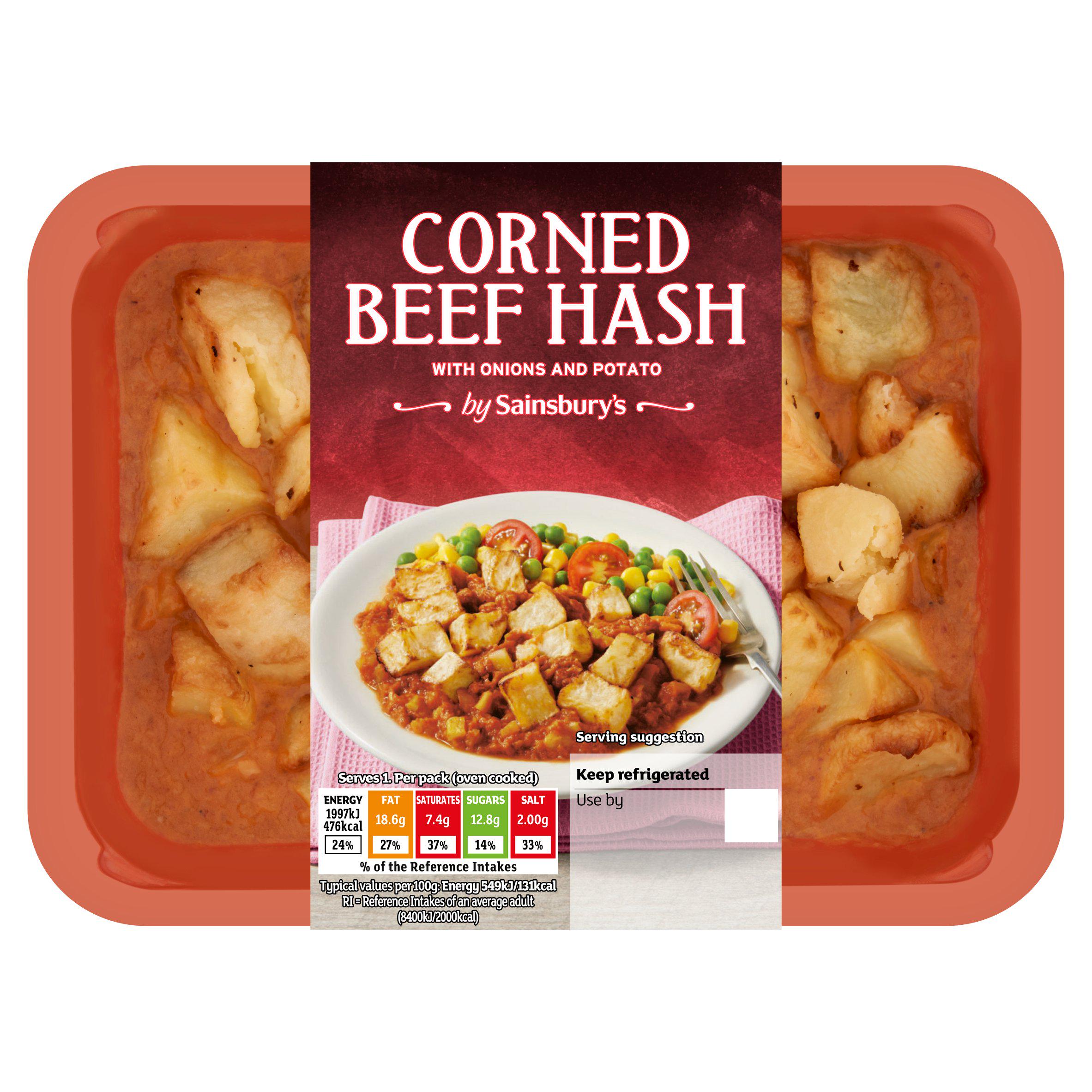 Sainsbury's Corned Beef Hash 400g (Serves 1)