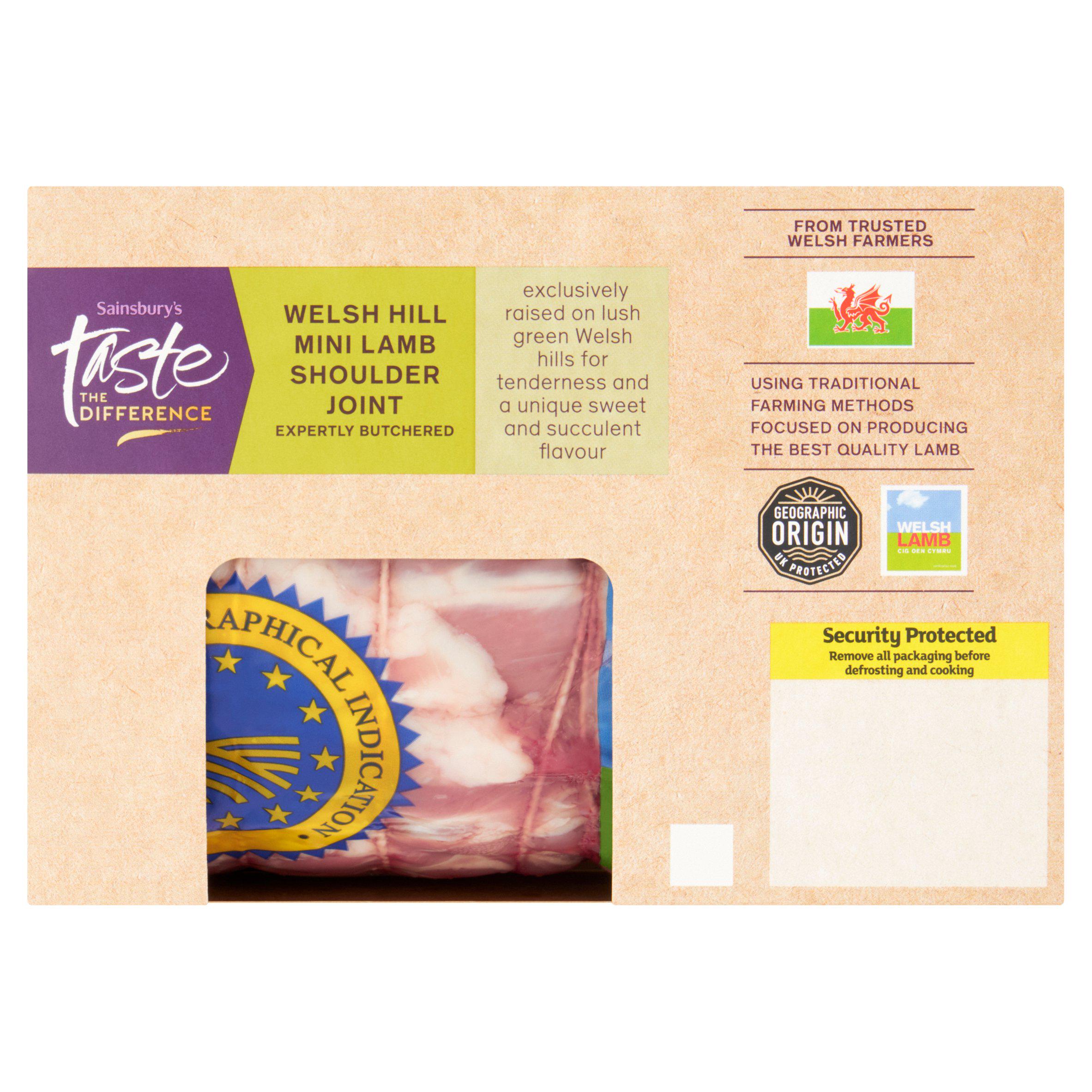 Sainsbury's Welsh Hill Mini Shoulder Joint, Taste the Difference 450g