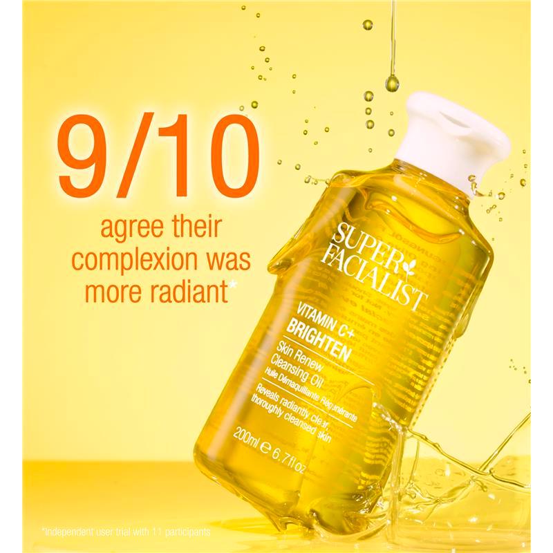 Super Facialist Vit C+ Brighten Skin Renew Cleansing Oil 200ml thumbnail 3