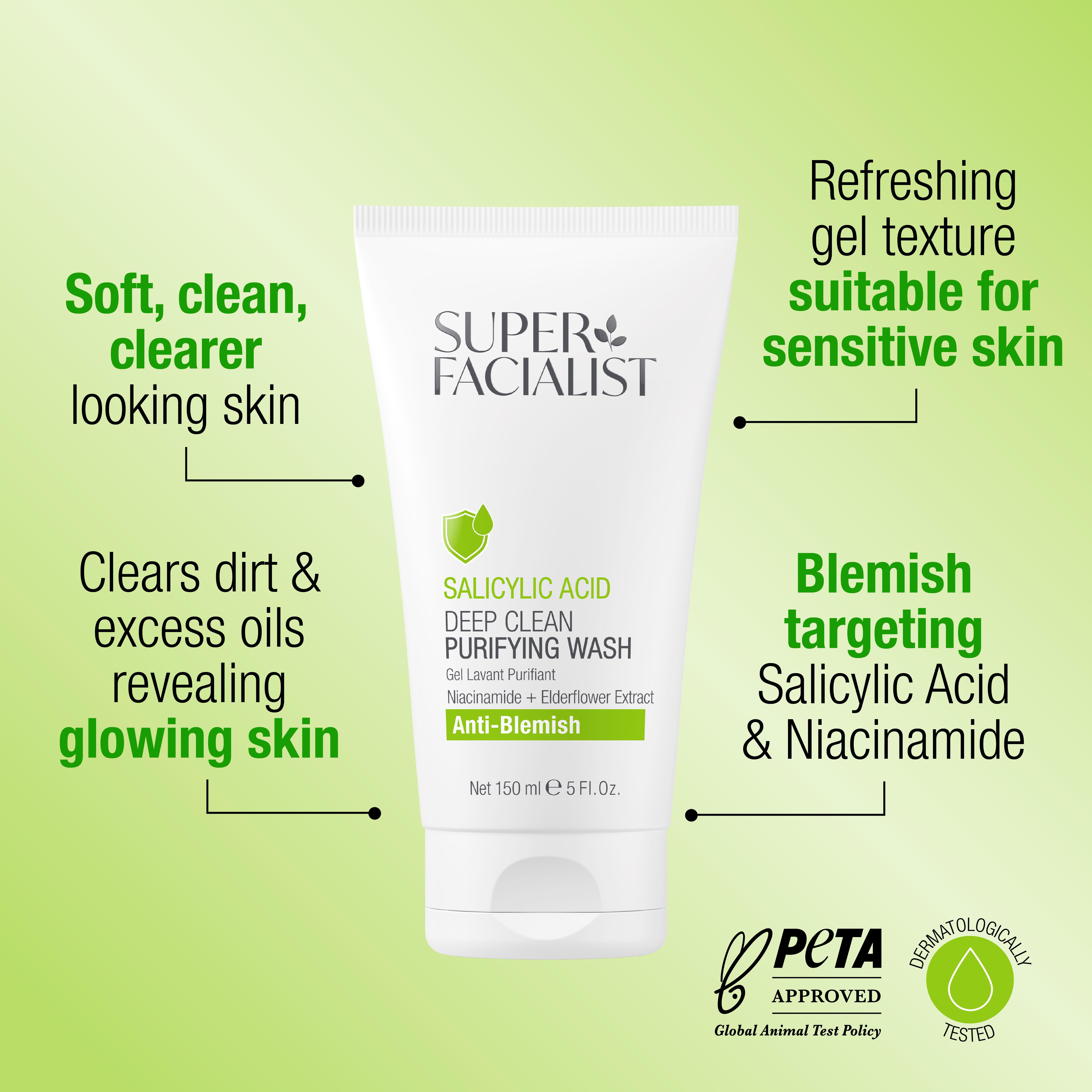 Super Facialist Purifying Cleansing Wash 150ml thumbnail 2
