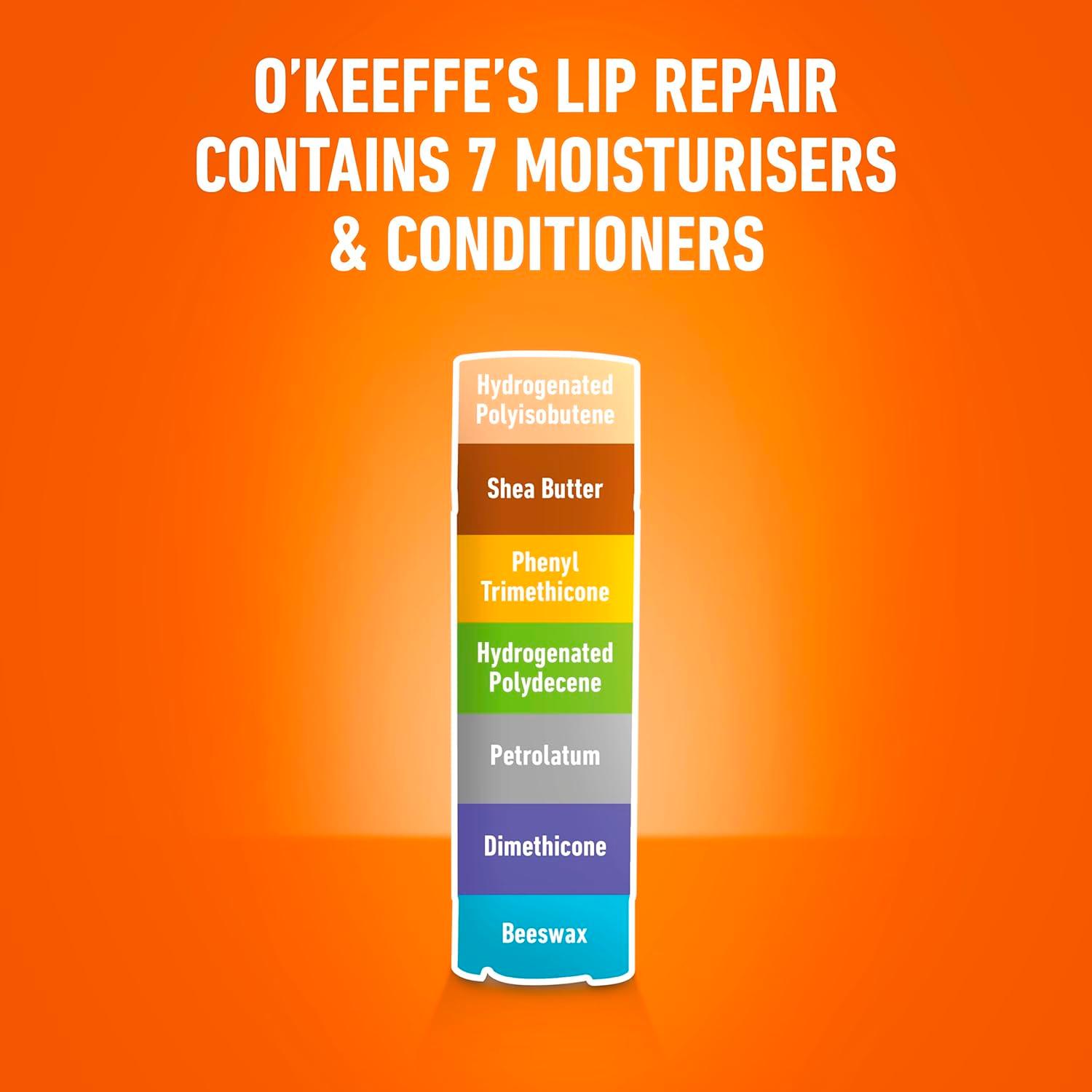 O'Keeffe's Lip Repair Unscented Lip Balm 4.2g thumbnail 4