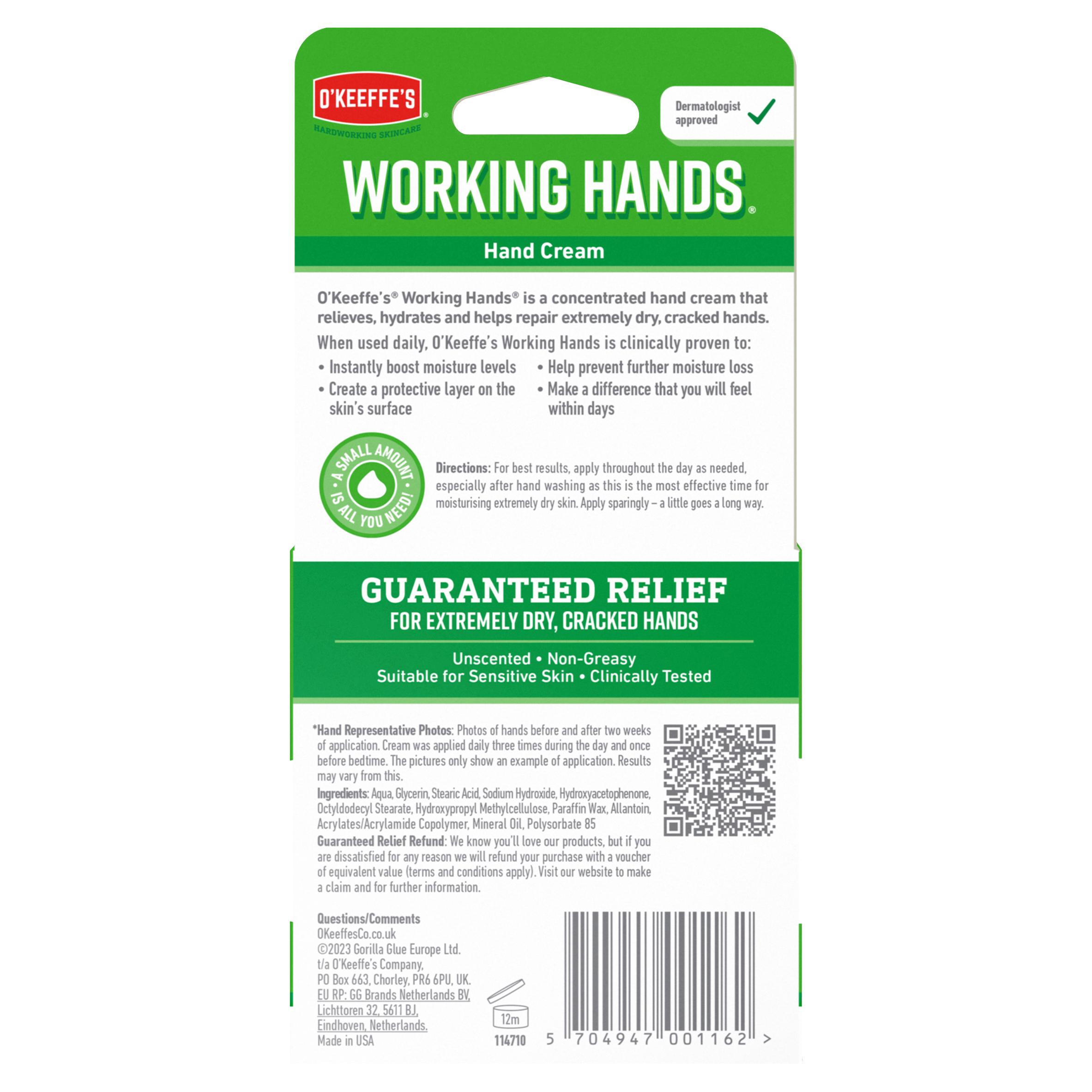 O'Keeffe's Working Hands Hand Cream 96g thumbnail 2