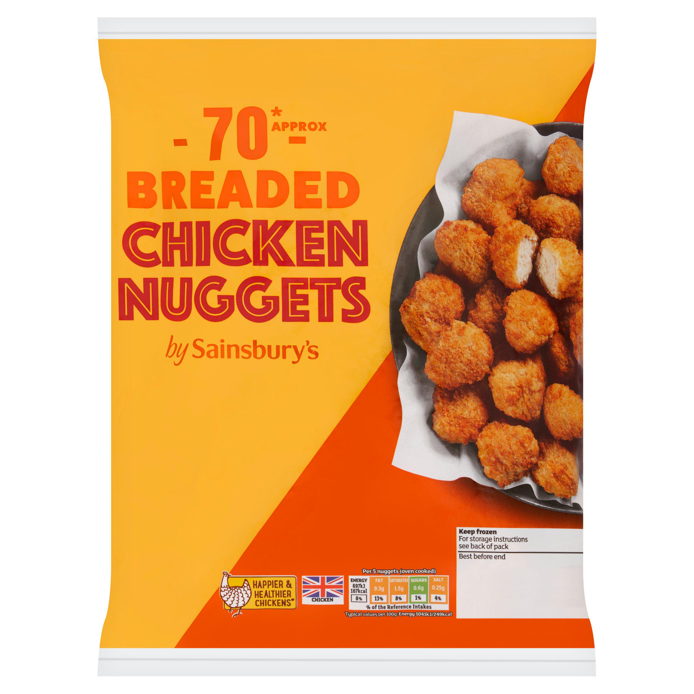 Sainsbury's Chicken Breast Nuggets 1kg