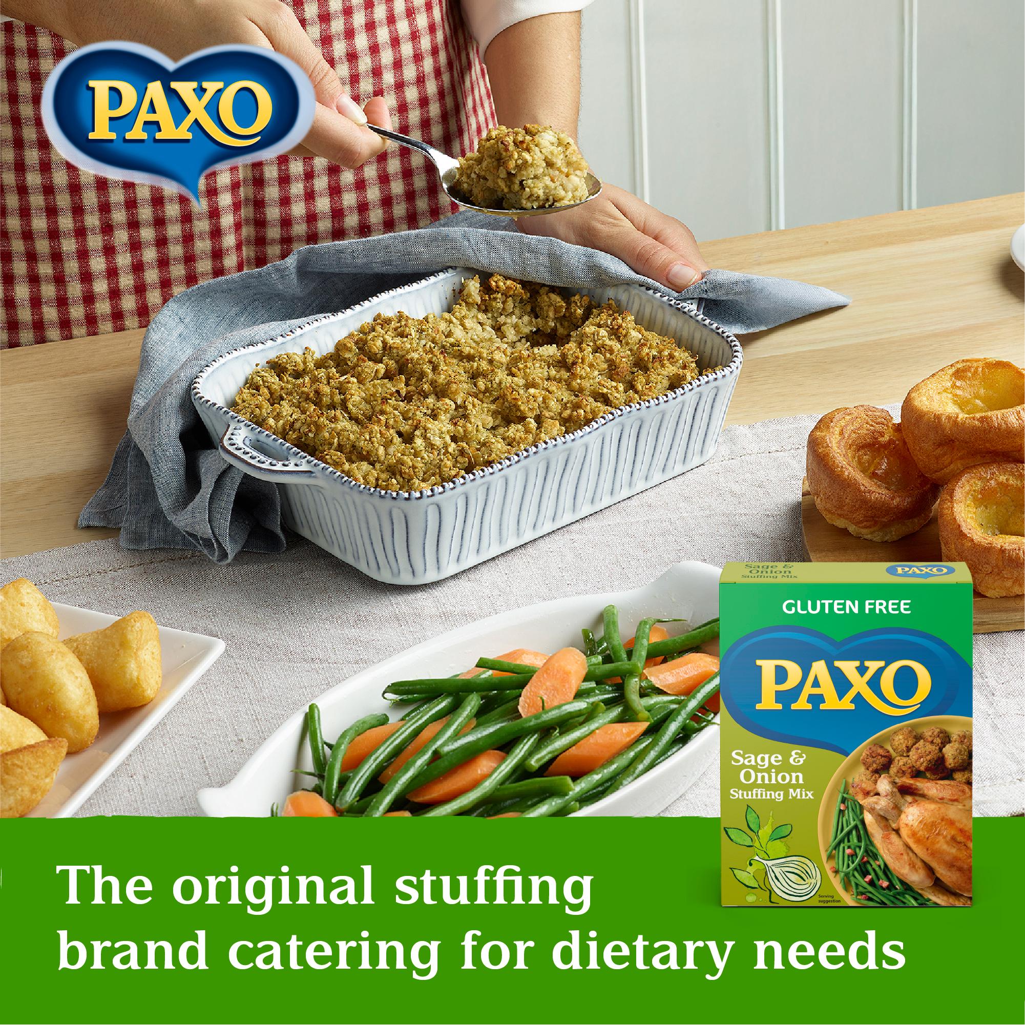 Paxo Gluten Free Sage & Onion Stuffing Mix 150g thumbnail 2