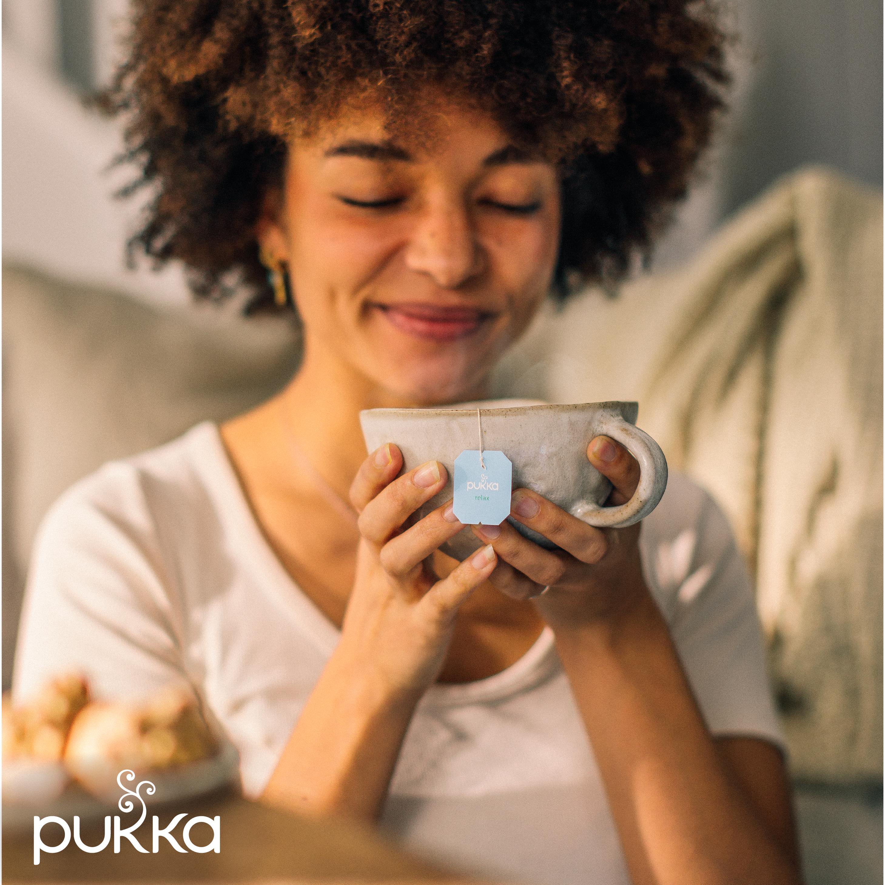 Pukka Organic Relax Tea With Chamomile Home Compostable Herbal Tea Bags x20 thumbnail 3