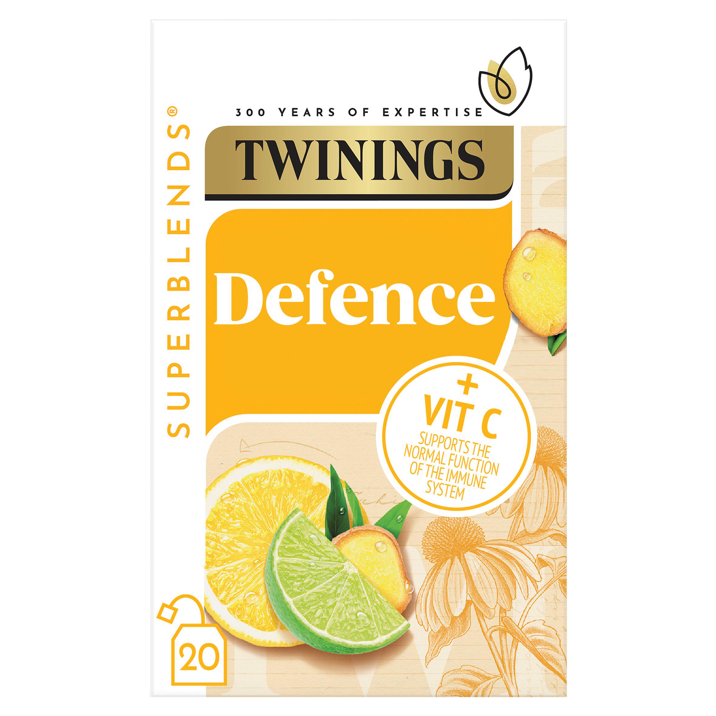 Twinings Superblends Defence with Citrus, Ginger & Green Tea