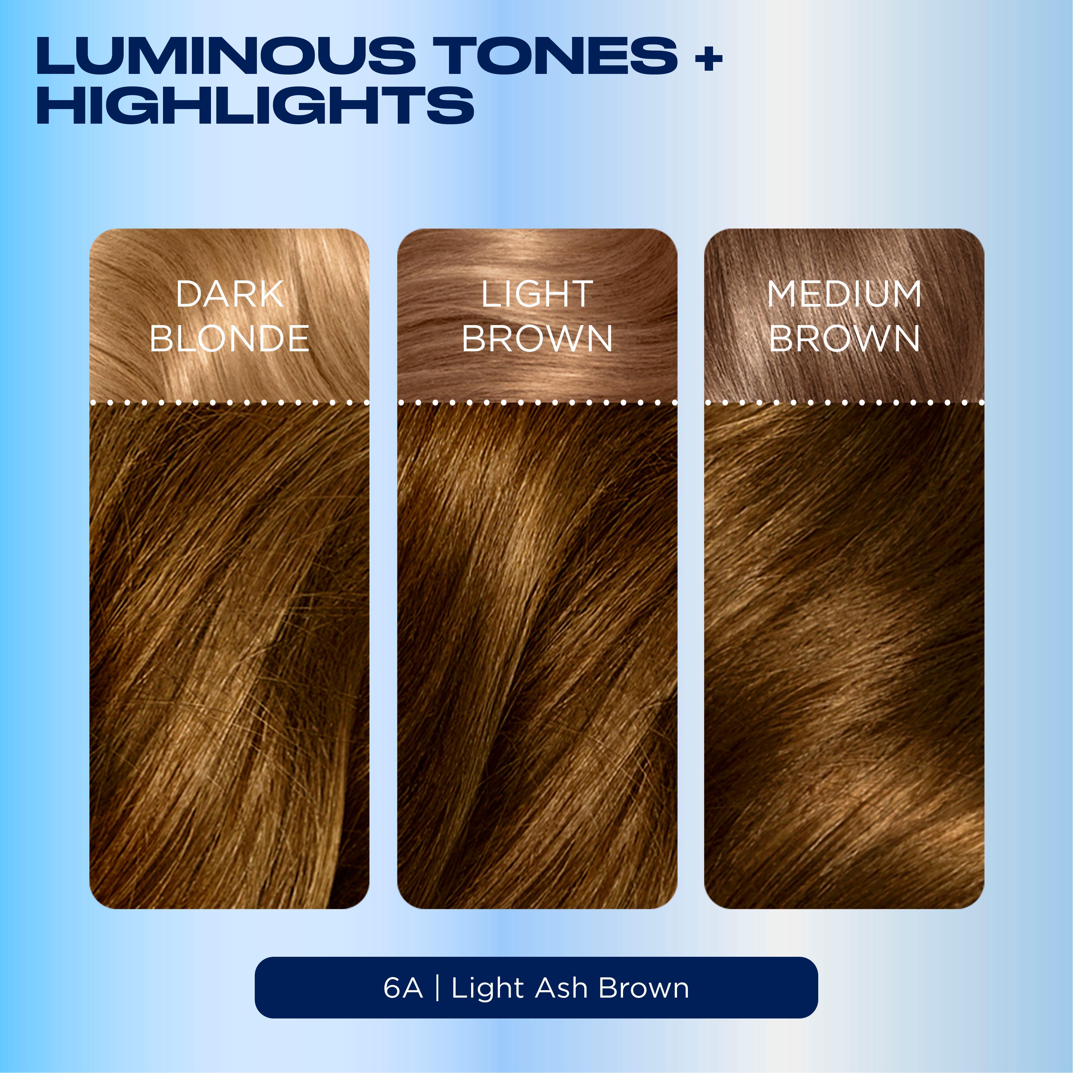 Clairol Nice'N Easy Light Ash Brown 6A Permanent Crème Hair Dye thumbnail 3