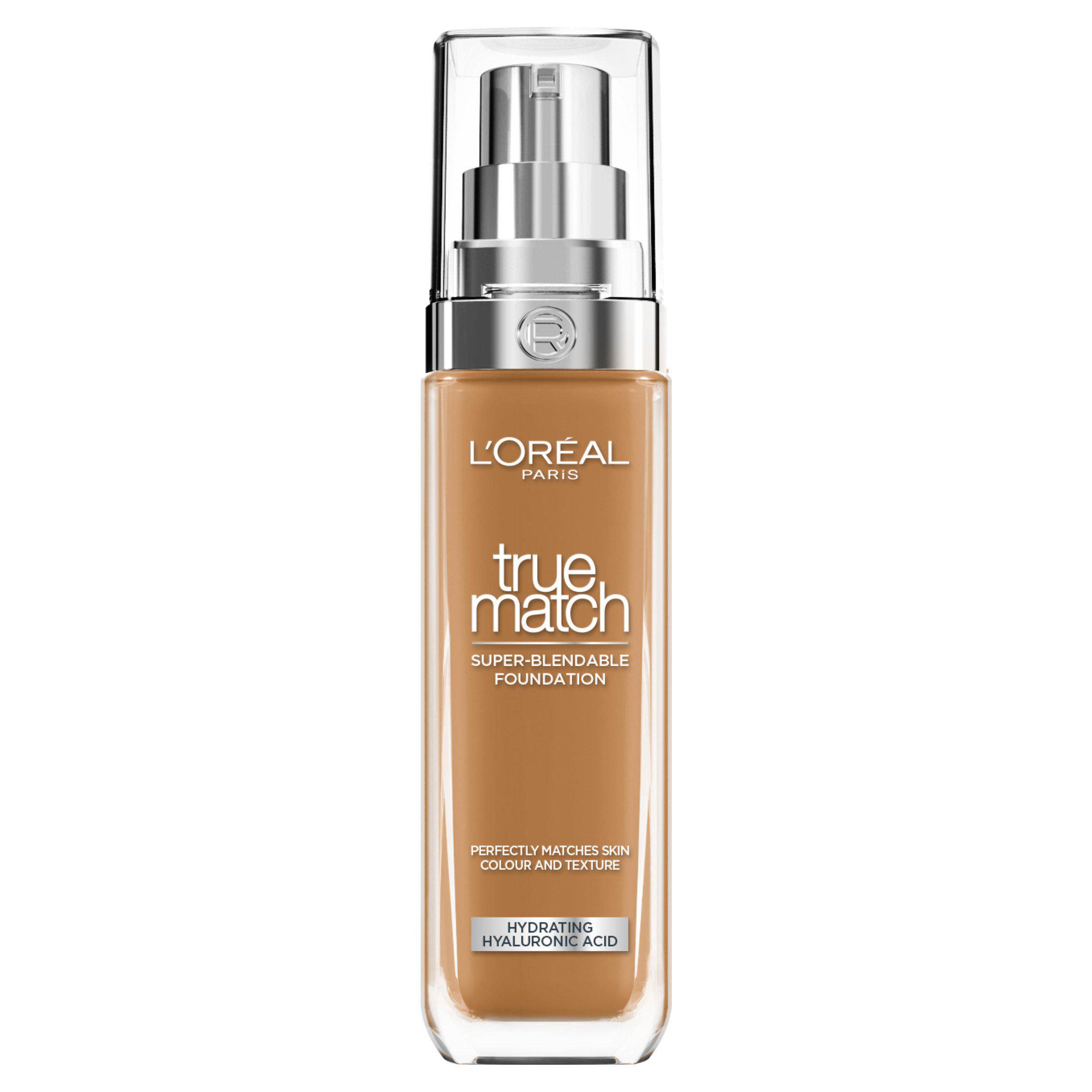 L'Oreal Paris True Match Liquid Foundation with Hyaluronic Acid 30ml and SPF (Various Shades) 8C