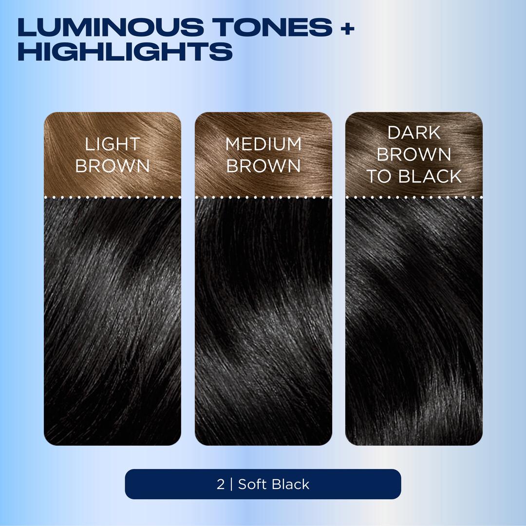 Clairol Nice'N Easy Black 2 Permanent Crème Hair Dye thumbnail 3