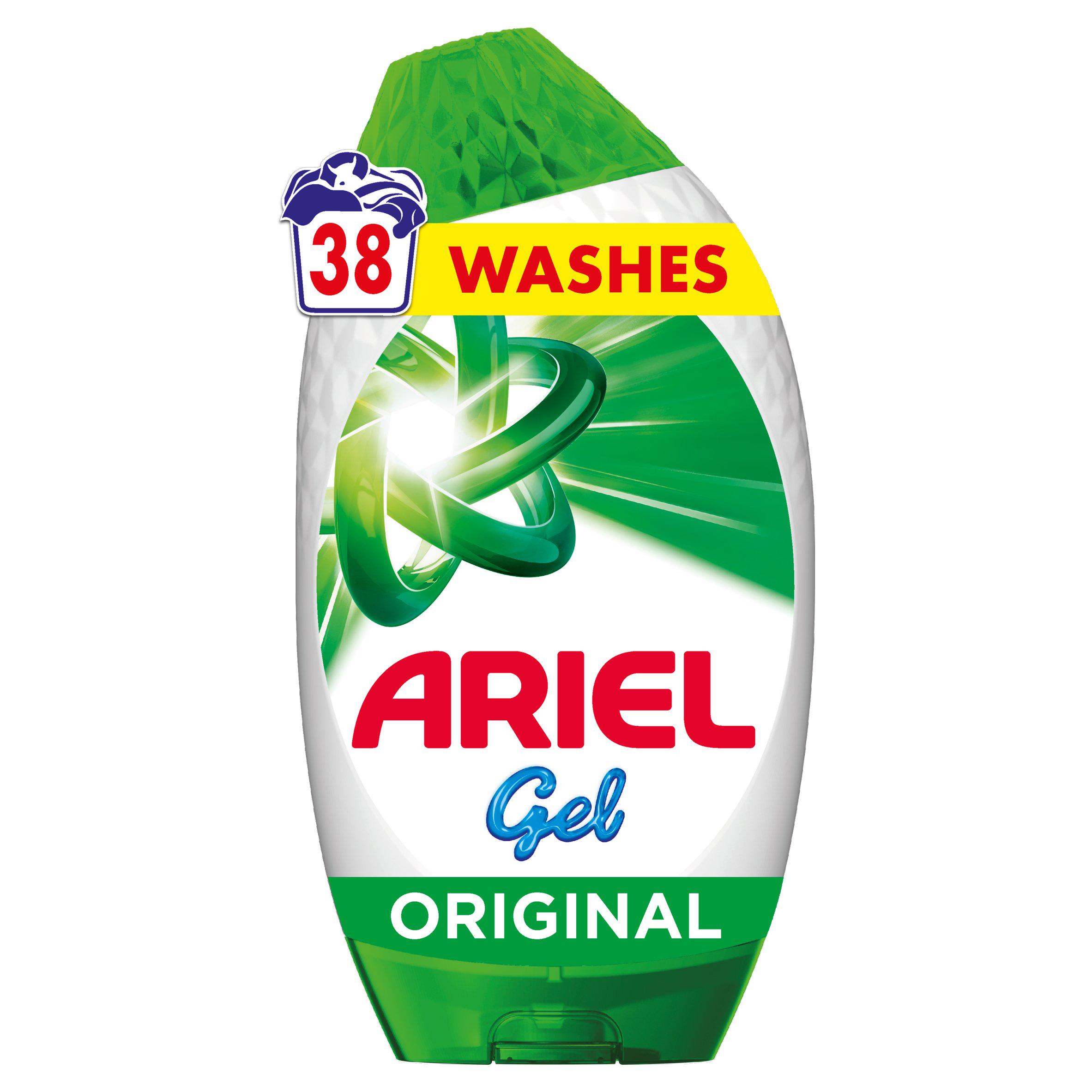 Ariel Original Laundry Detergent Washing Gel 38 Washes