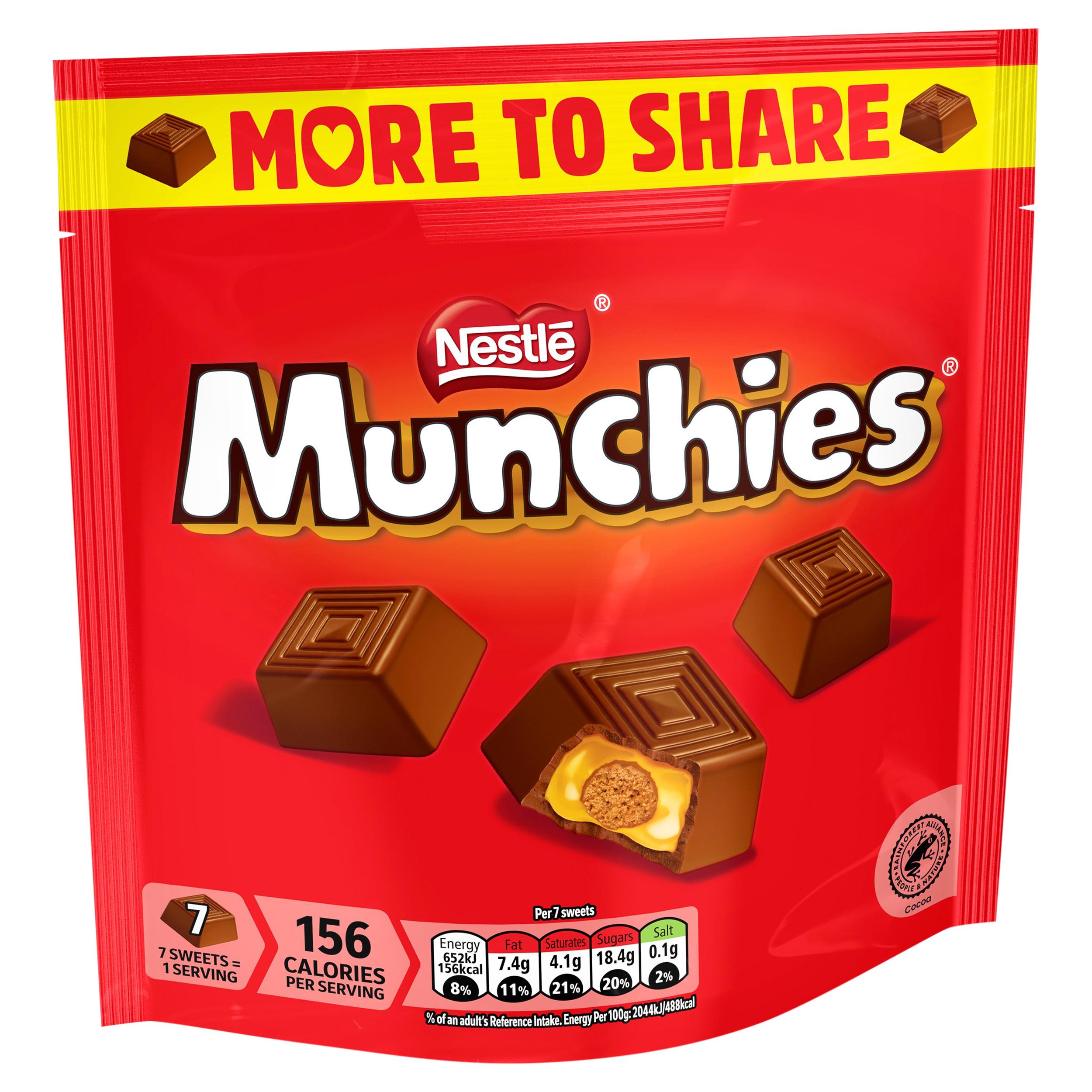 Munchies Milk Chocolate & Caramel More to Share Sharing Bag 194g thumbnail 2
