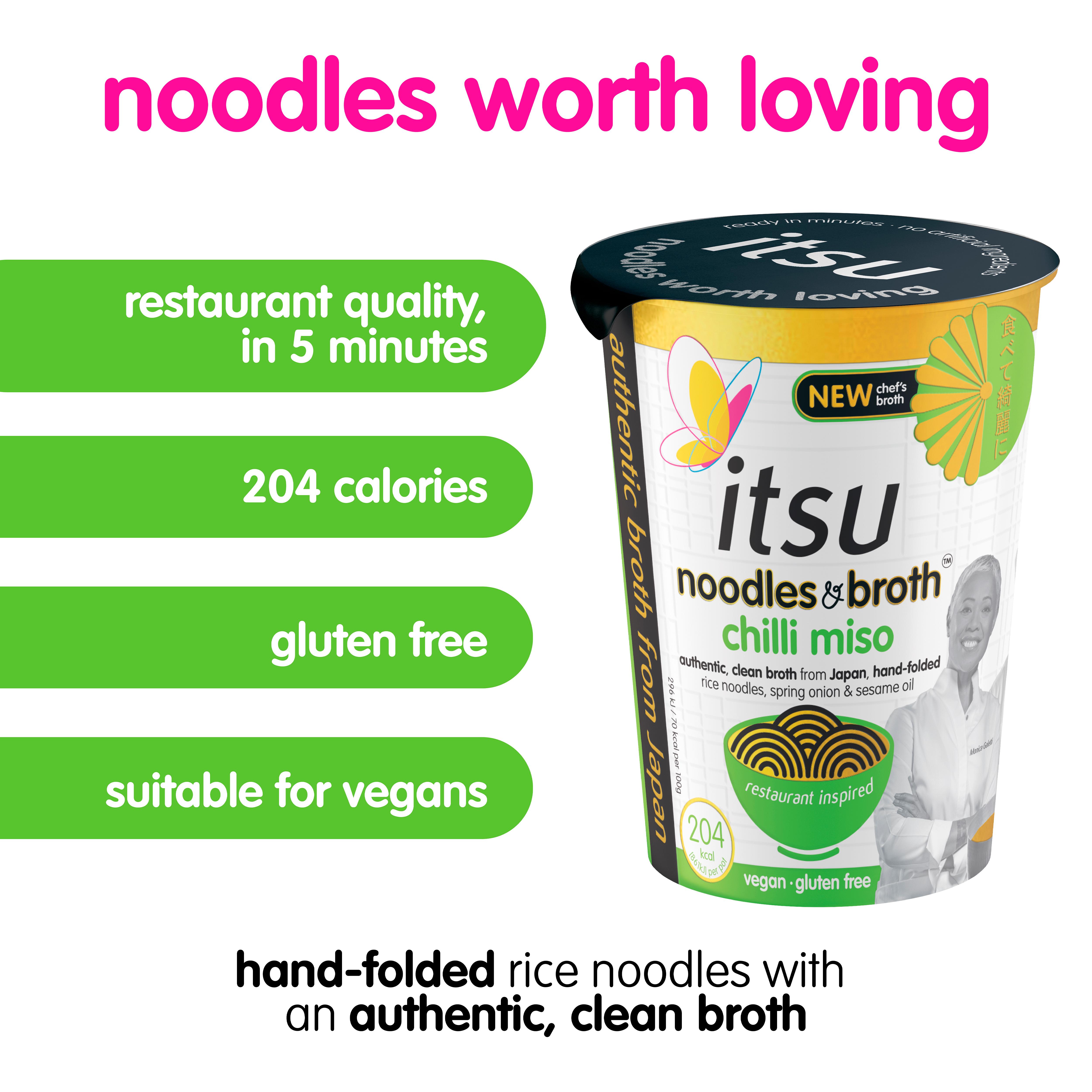itsu Chilli Miso Rice Noodle Pot 63g thumbnail 2