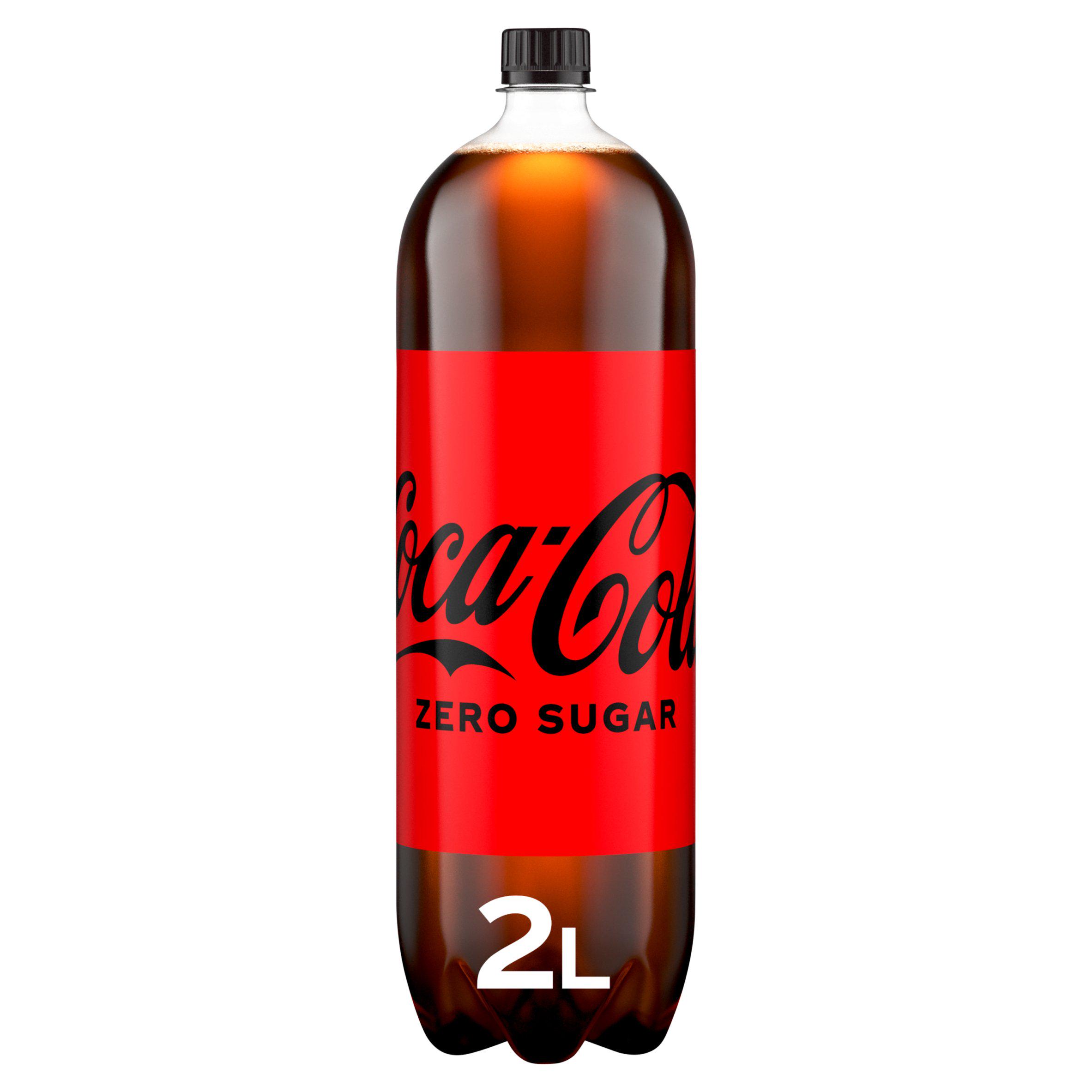 Coca-Cola Zero Sugar Soft Drink Bottle 2L