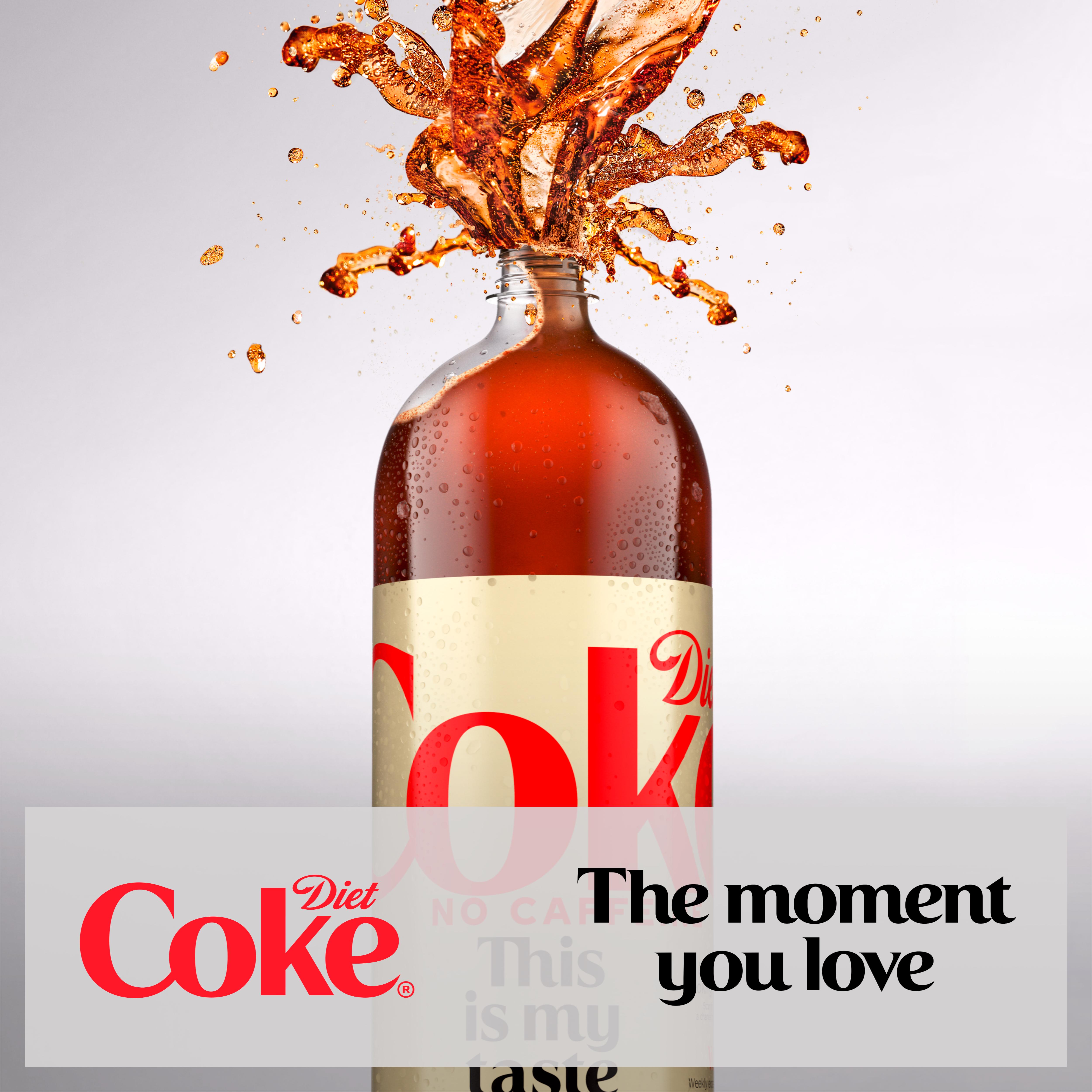 Diet Coke No Caffeine Cola 2L Bottle thumbnail 3