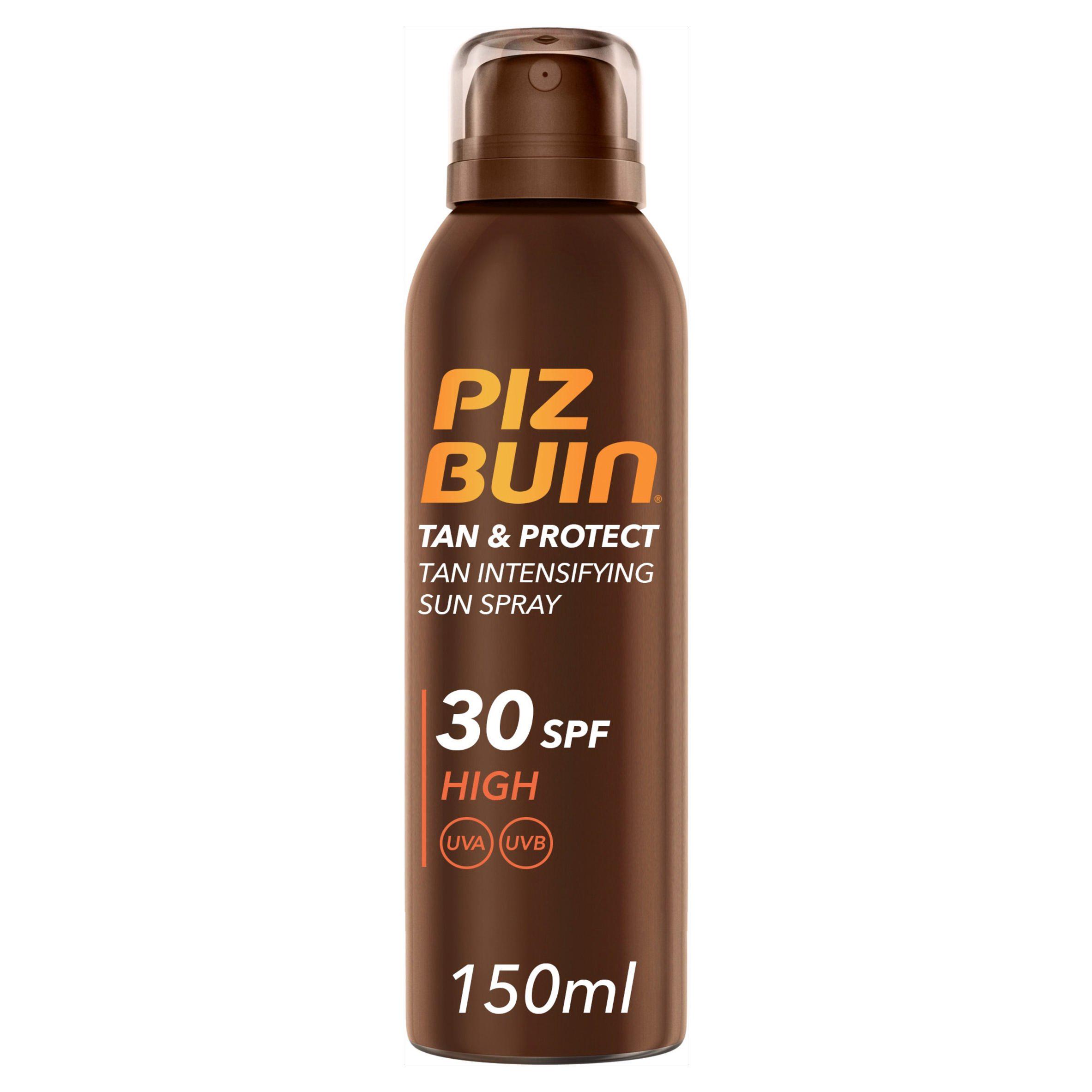 Piz Buin 150ml Tan & Protect Intensifying SPF 30 Sun Cream Spray