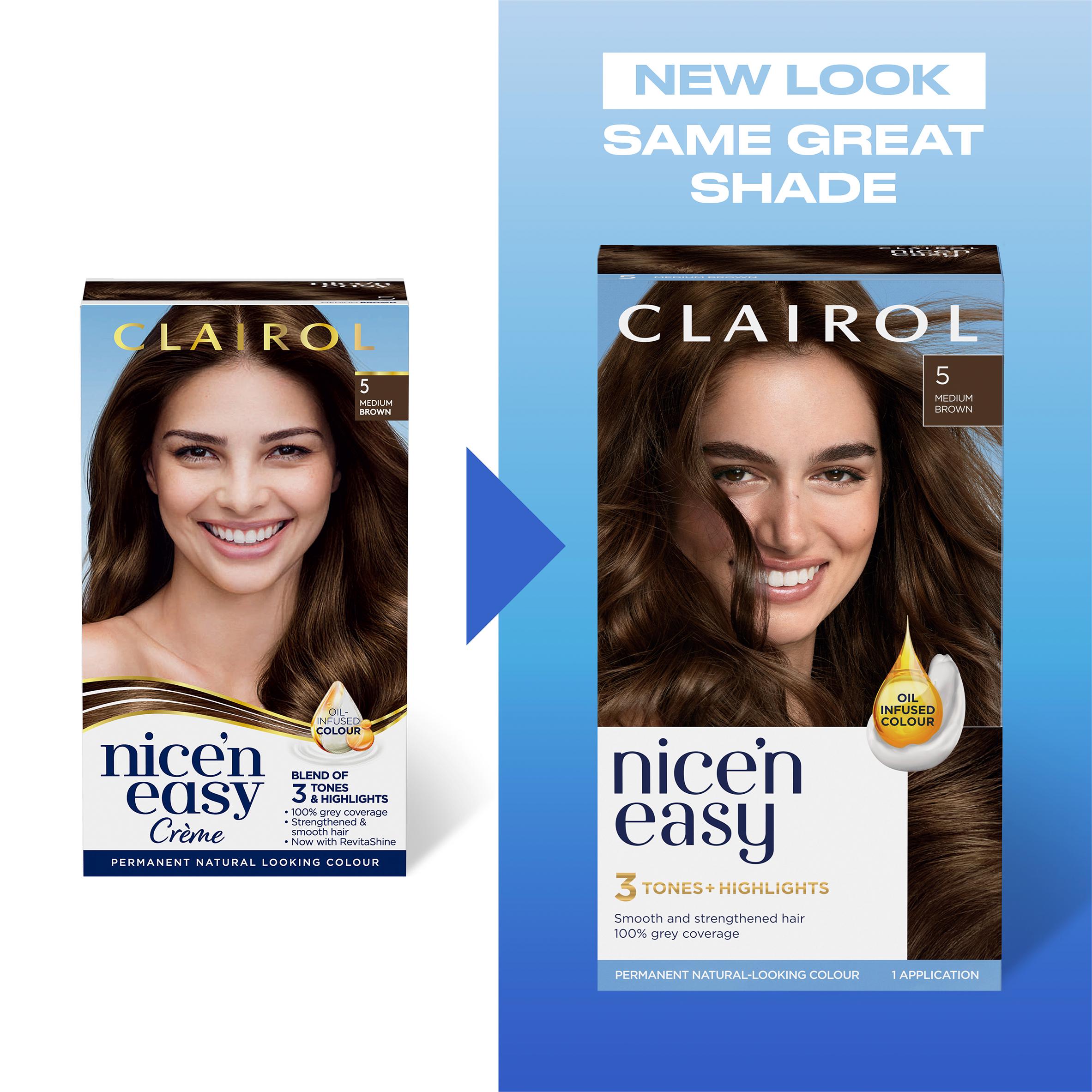 Clairol Nice'N Easy Brown Black 3 Permanent Crème Hair Dye thumbnail 4