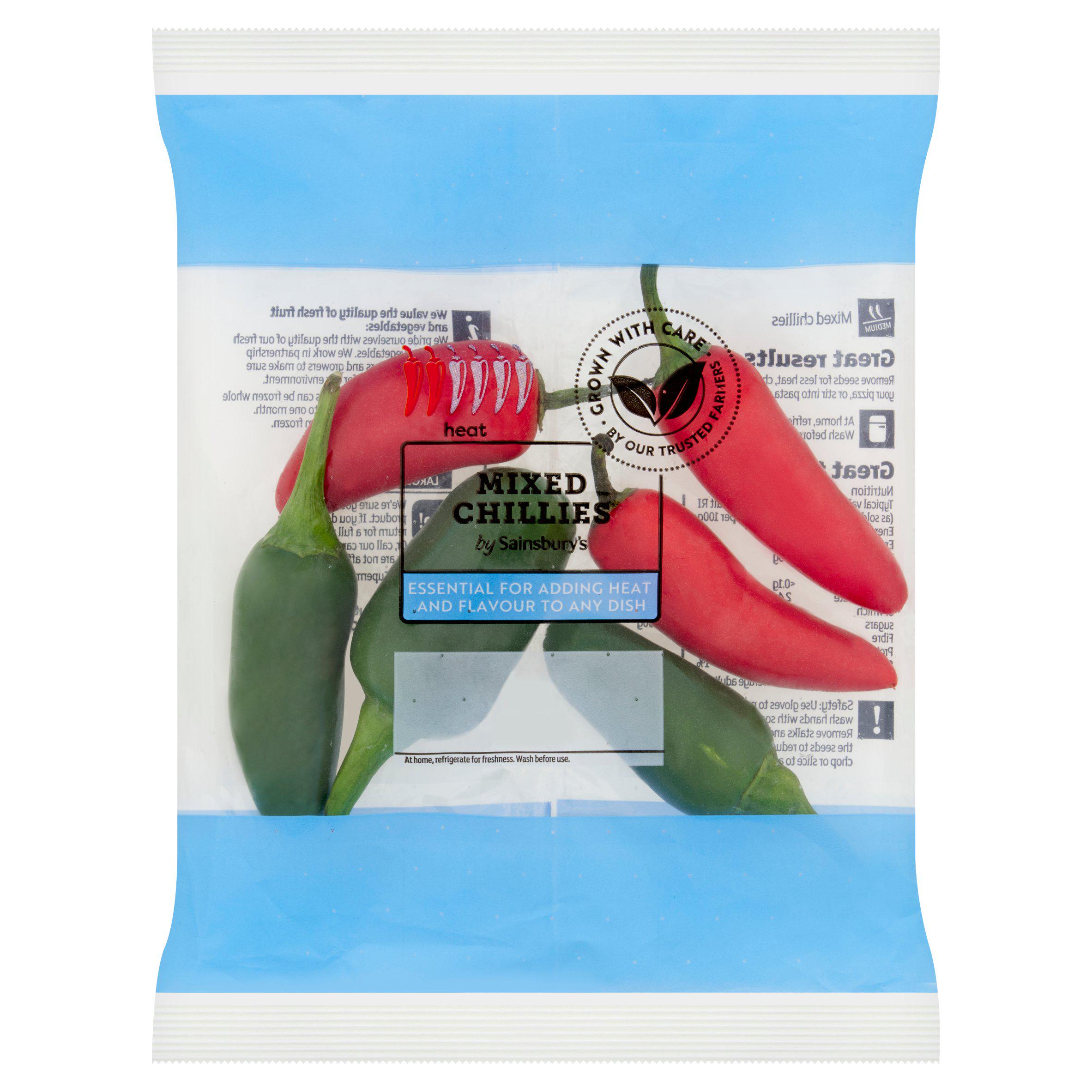 Sainsbury's Mixed Chillies 80g