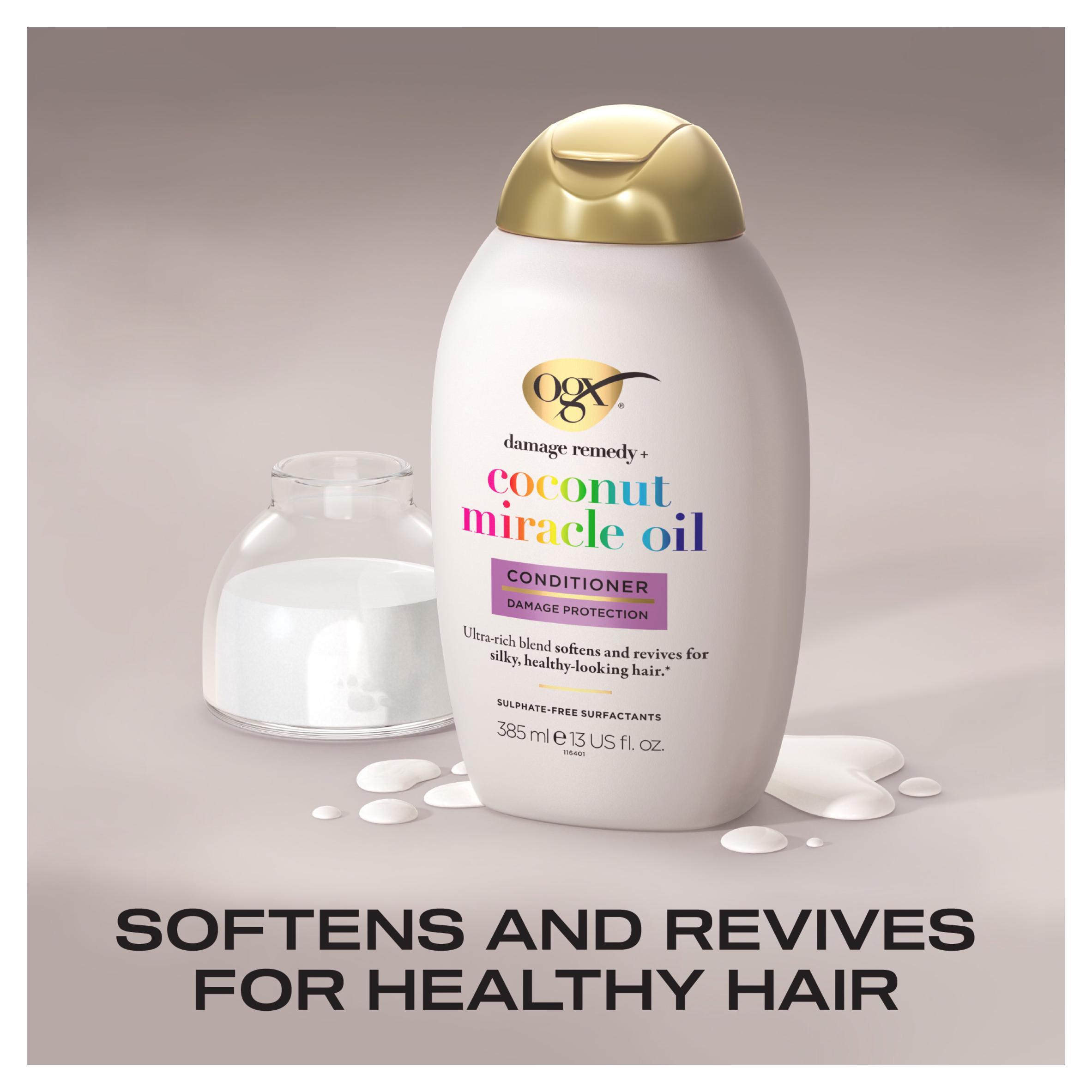OGX Coconut Miracle Oil Conditioner for Damaged Hair 385ml thumbnail 2