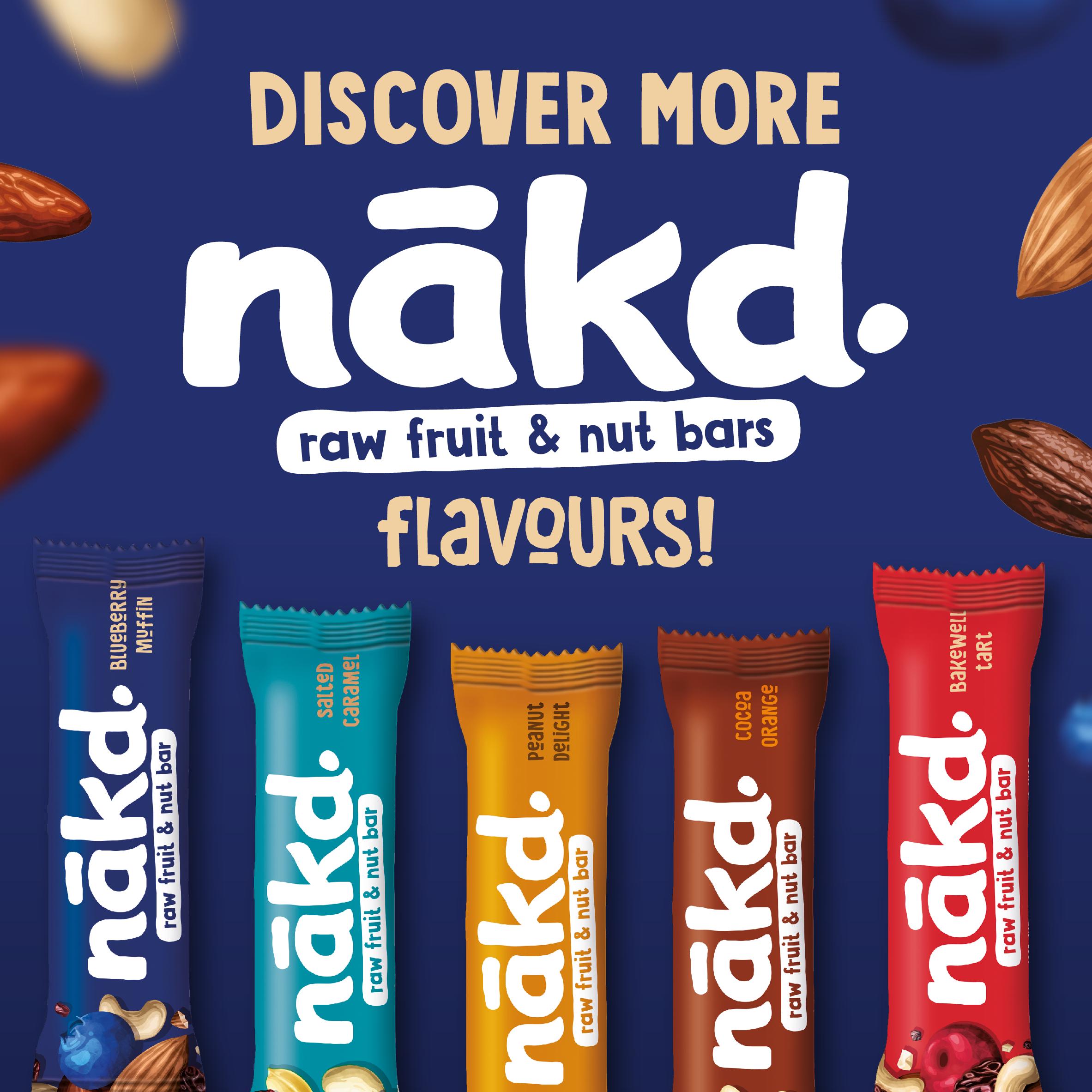 Nakd Blueberry Muffin Fruit & Nut Bars 4x35g thumbnail 2