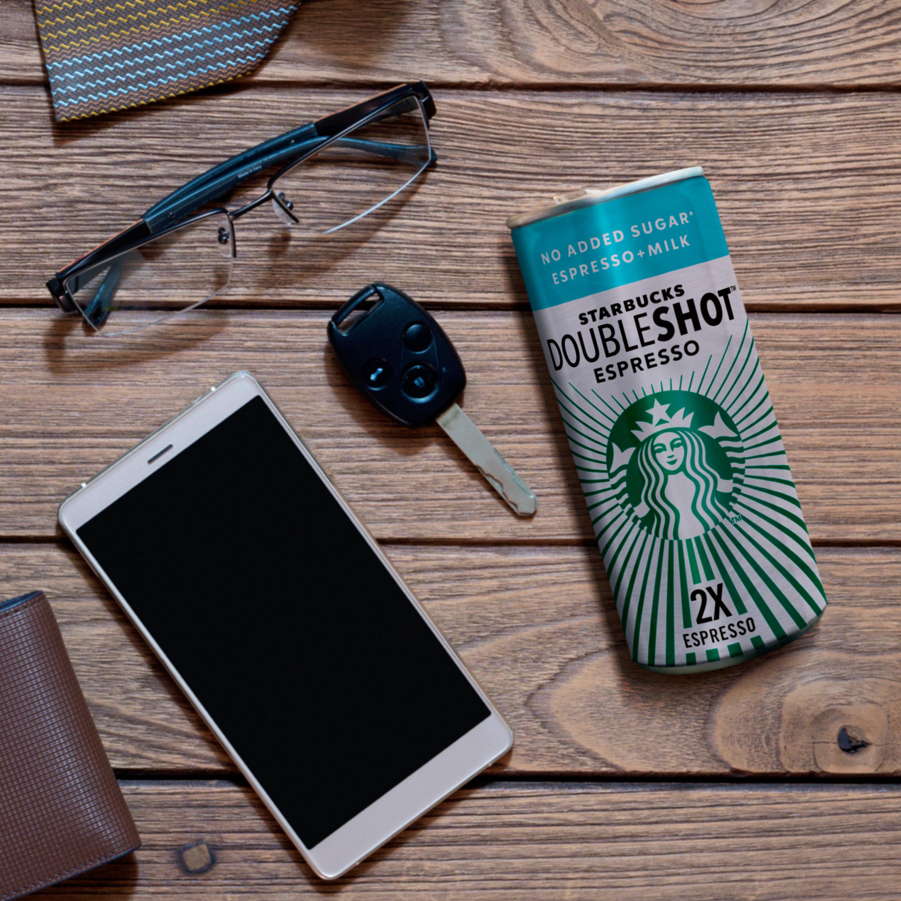 Starbucks DoubleShot Espresso No Added Sugar Iced Coffee Drink 200ml thumbnail 2