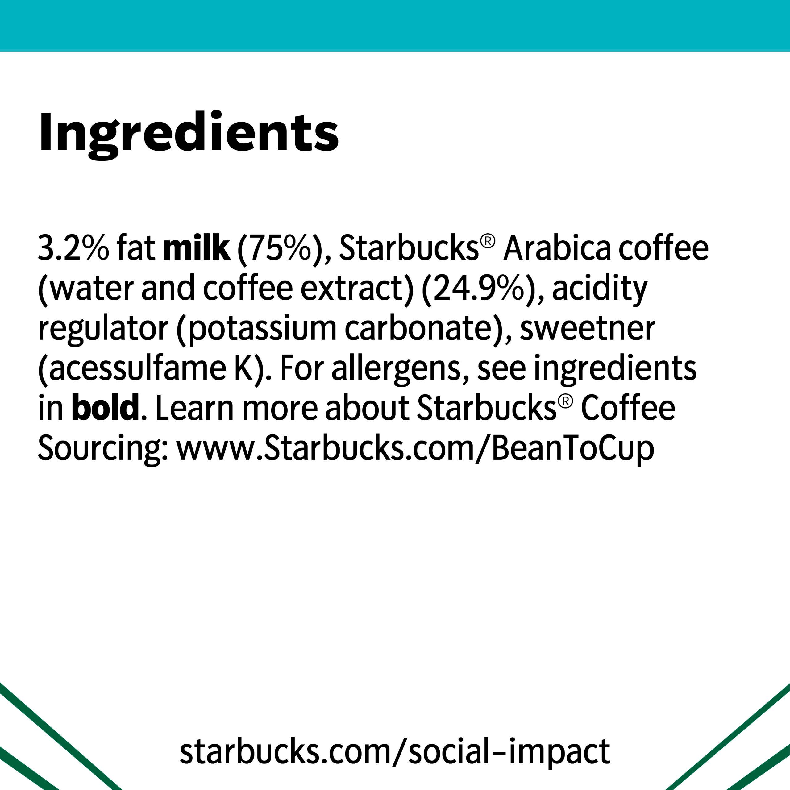 Starbucks DoubleShot Espresso No Added Sugar Iced Coffee Drink 200ml thumbnail 4