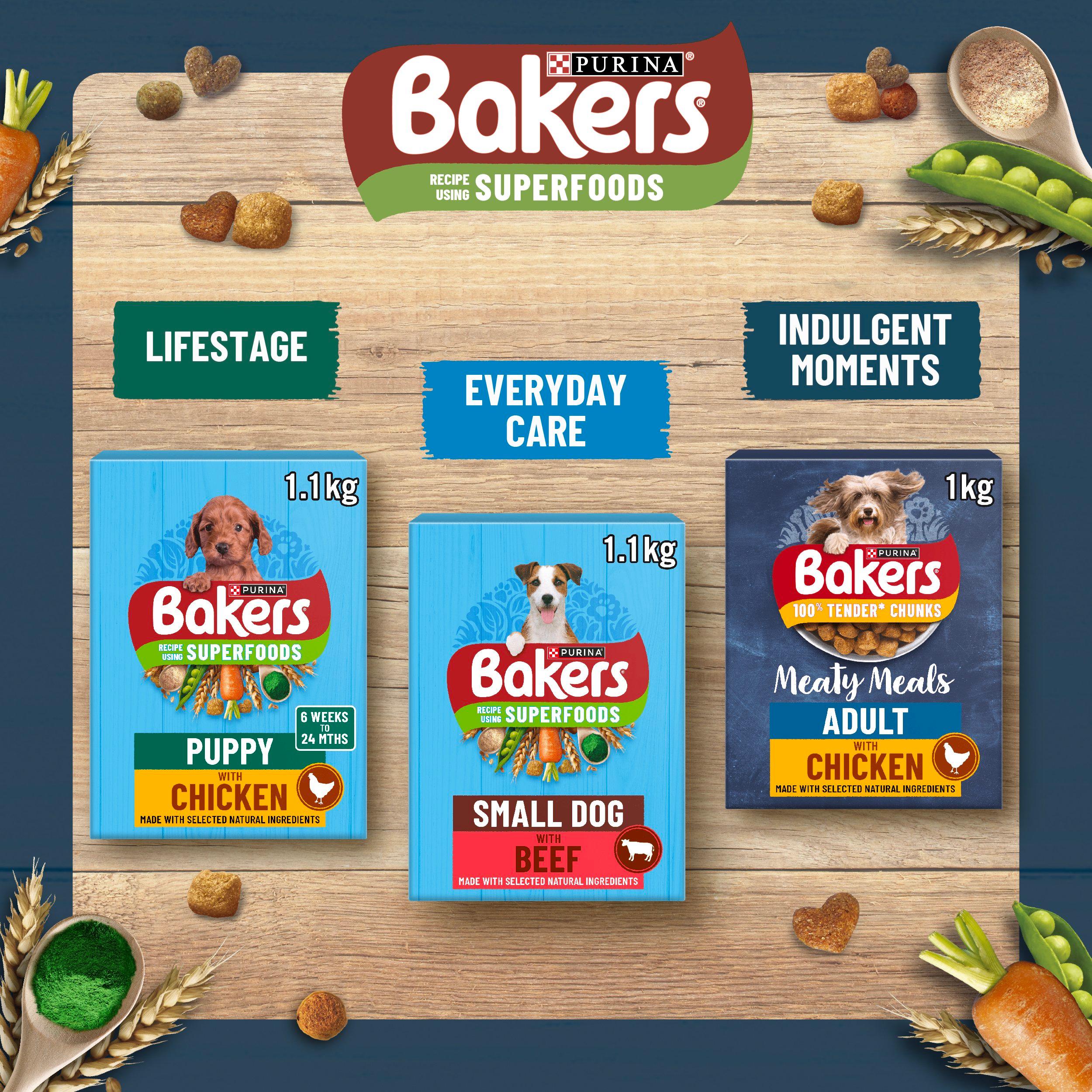 Bakers Puppy Dry Dog Food Chicken and Veg 2.85kg thumbnail 4