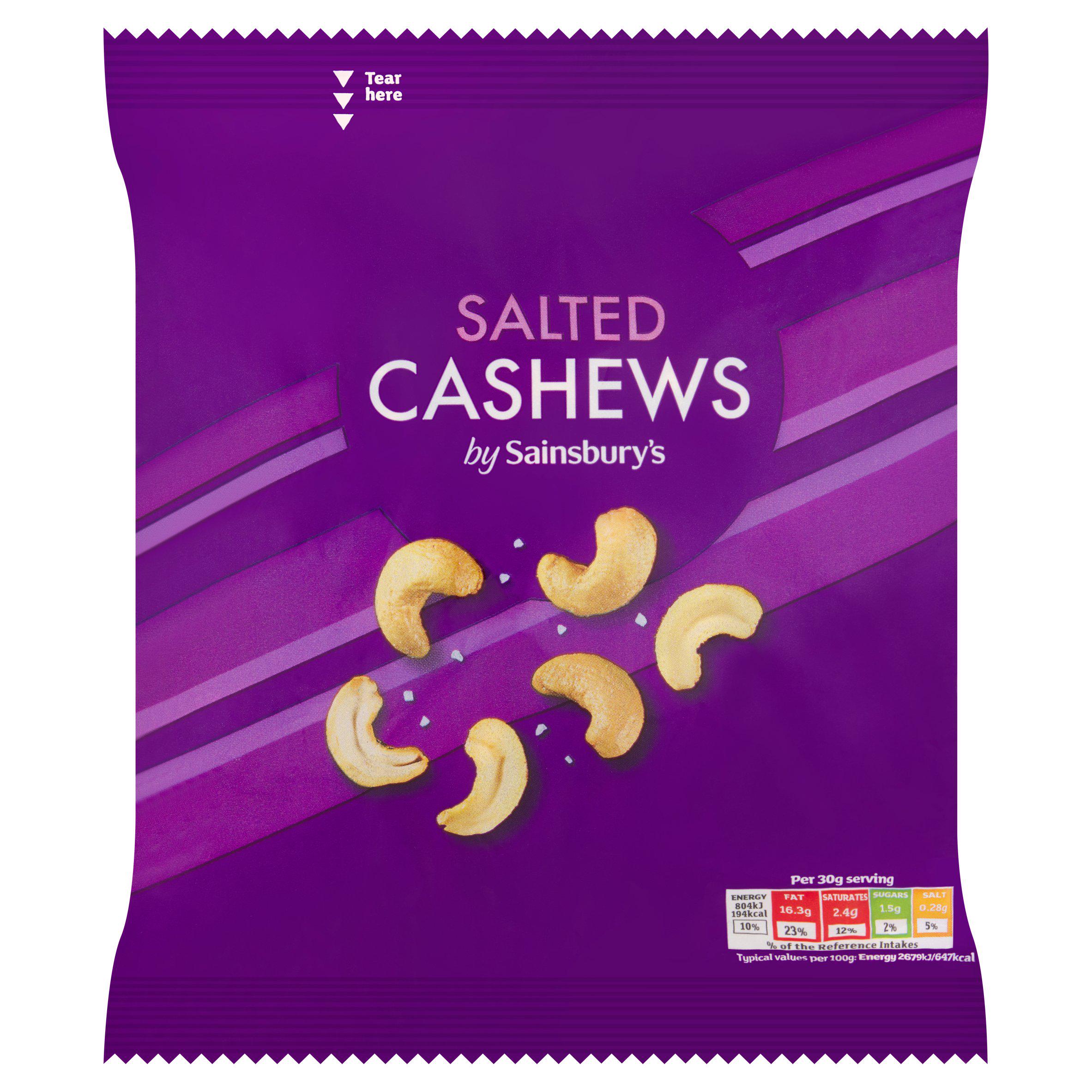 Sainsbury's Salted Cashew Nuts 350g