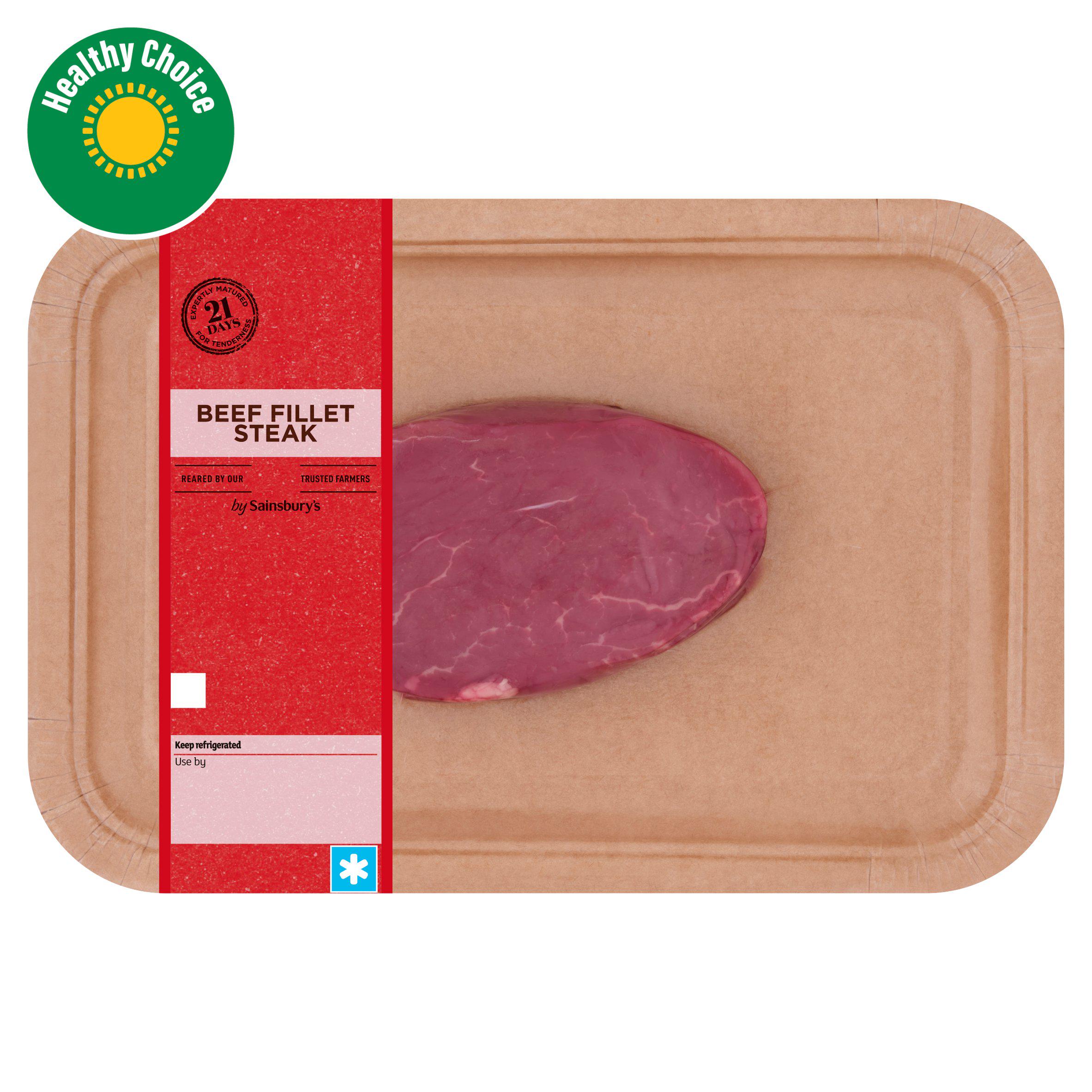 Sainsbury's British or Irish 21 Day Matured Fillet Steak 170g